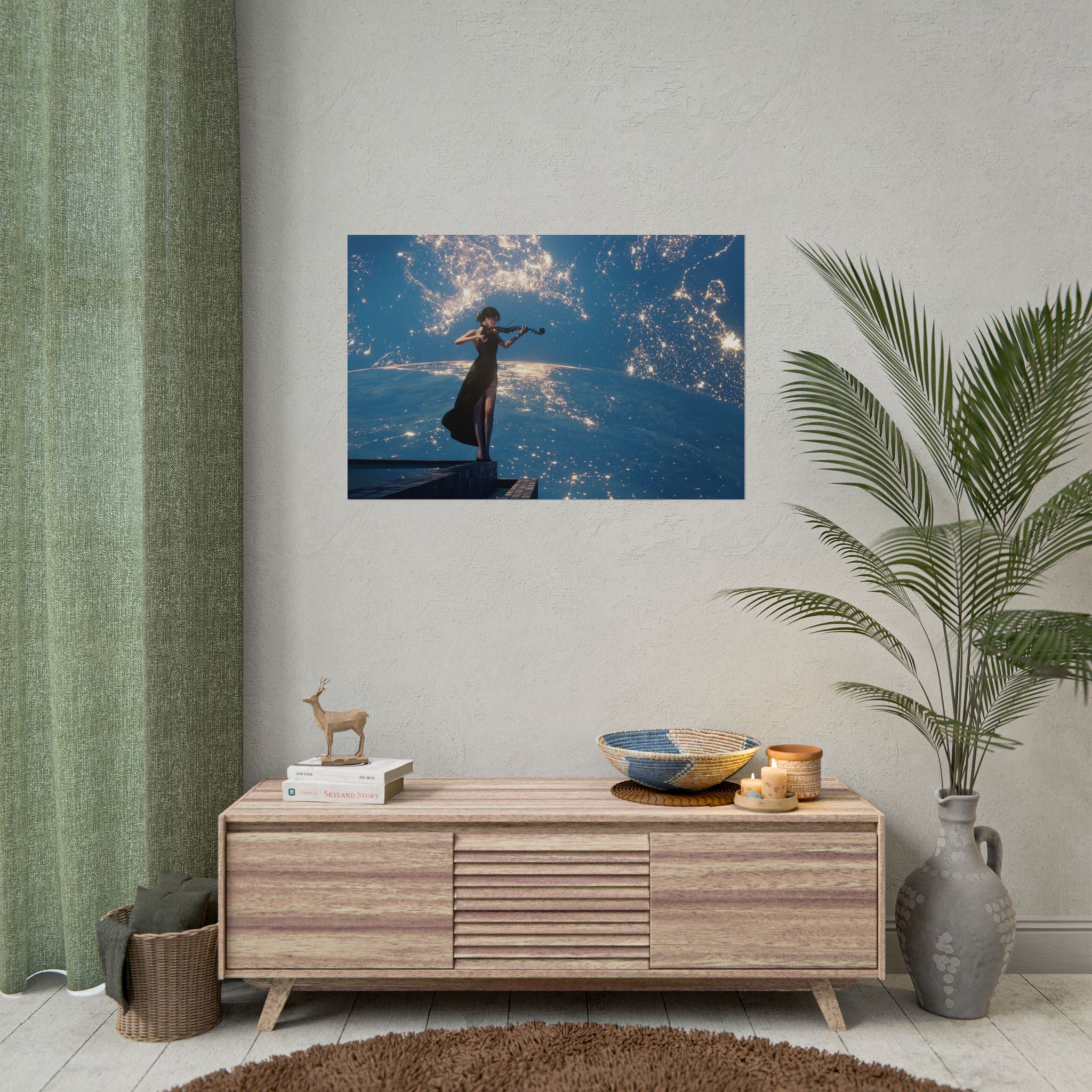 girl-playing-violin-in-starry-sky-poster-wall-art-universe-poster-print-music-lover-decor-bedroom-wall-hanging-musical-art