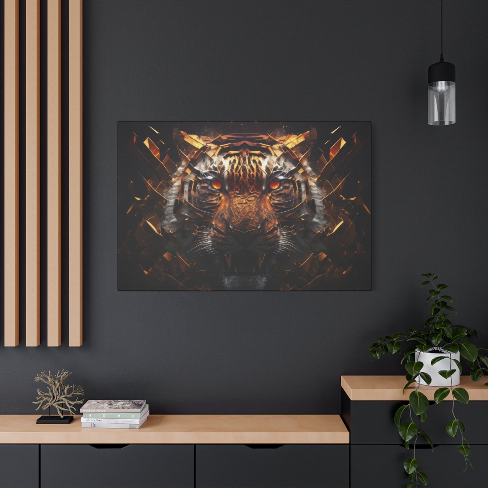 canvas-print-tiger-face-predator-fantasy-art-home-living-room-decor-matte-stretched-wall-art-animal-art-tiger-canvas