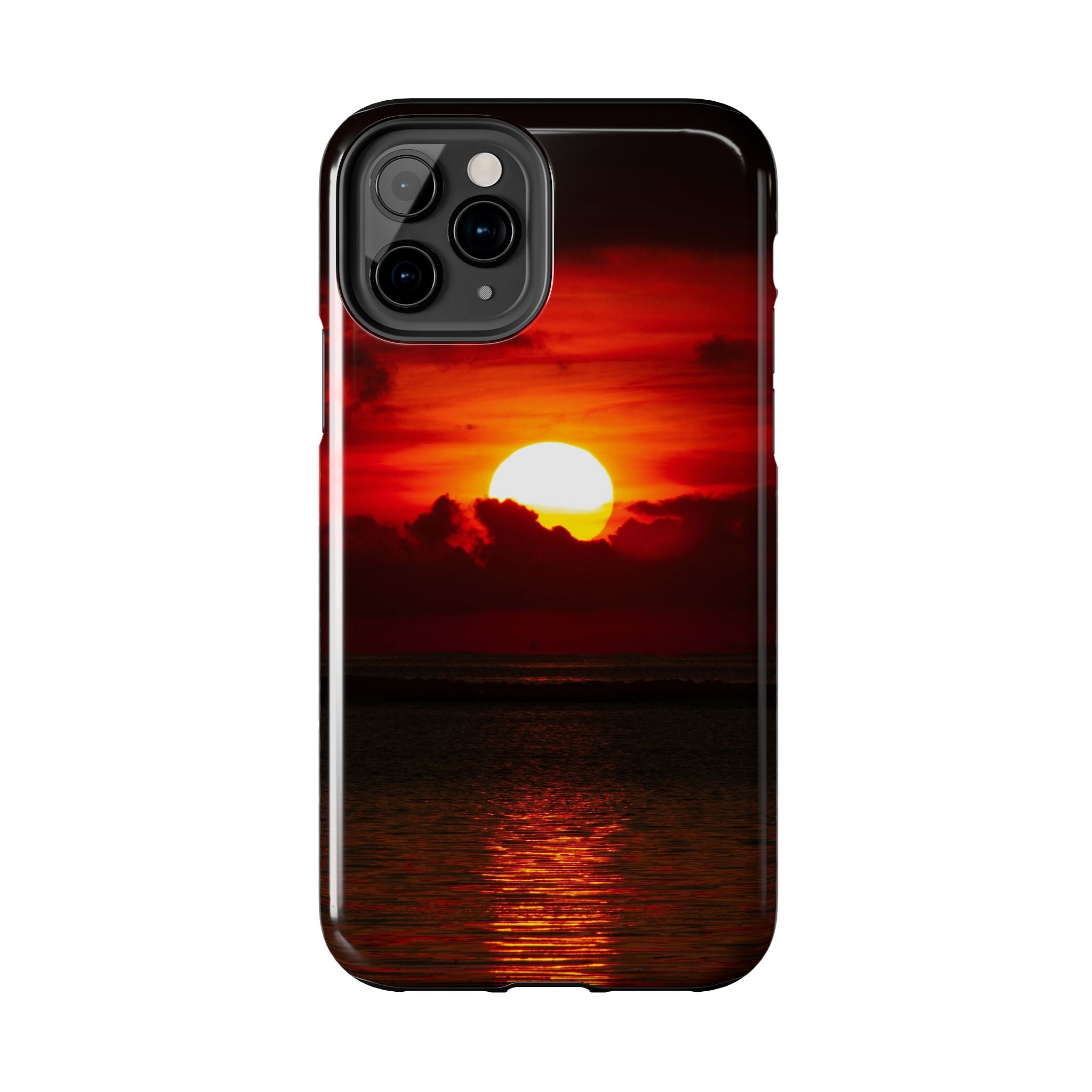 iphone-tough-case-red-sunset-protective-phone-cover-durable-smartphone-case-hard-shell-phone-case-sunset-lover-gift-red-phone