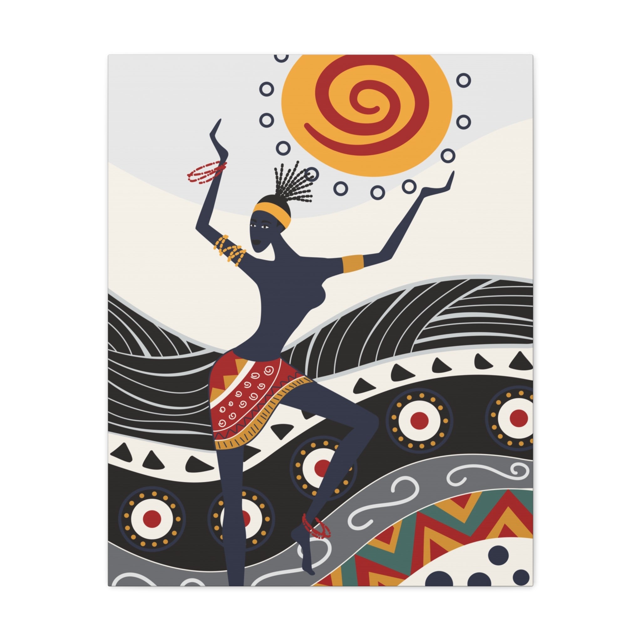 stretched-canvas-print-african-ornament-traditional-dance-wall-decor-african-wall-art-tribal-home-decoration-ethnic-african-a