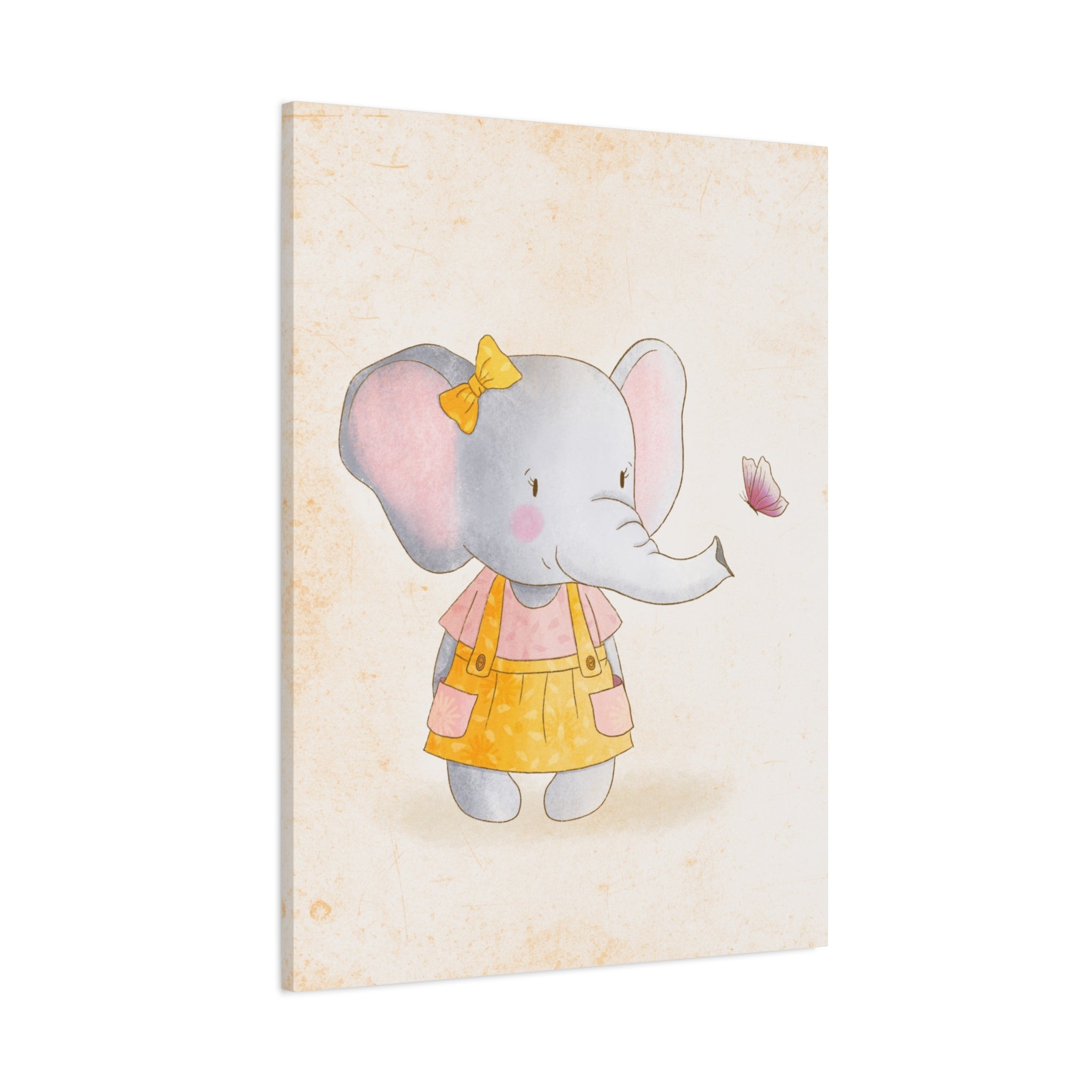 canvas-wall-art-cute-elephant-nursery-decor-baby-elephant-print-nursery-art-cute-elephant-decoration-baby-nursery-cute-animal