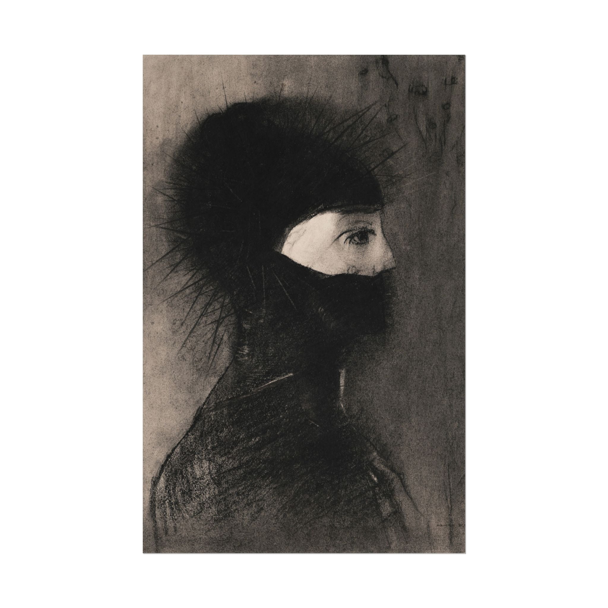 armor-by-odilon-redon-poster-print-vintage-woman-illustration-post-impressionism-art-wall-decor