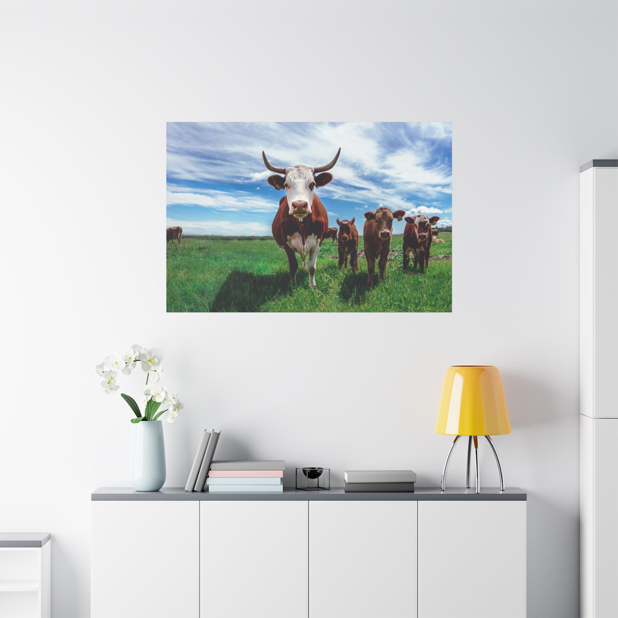 canvas-print-cow-art-home-decor-wall-art-farmhouse-art-living-room-decor-matte-canvas-print-cow-lovers-gift