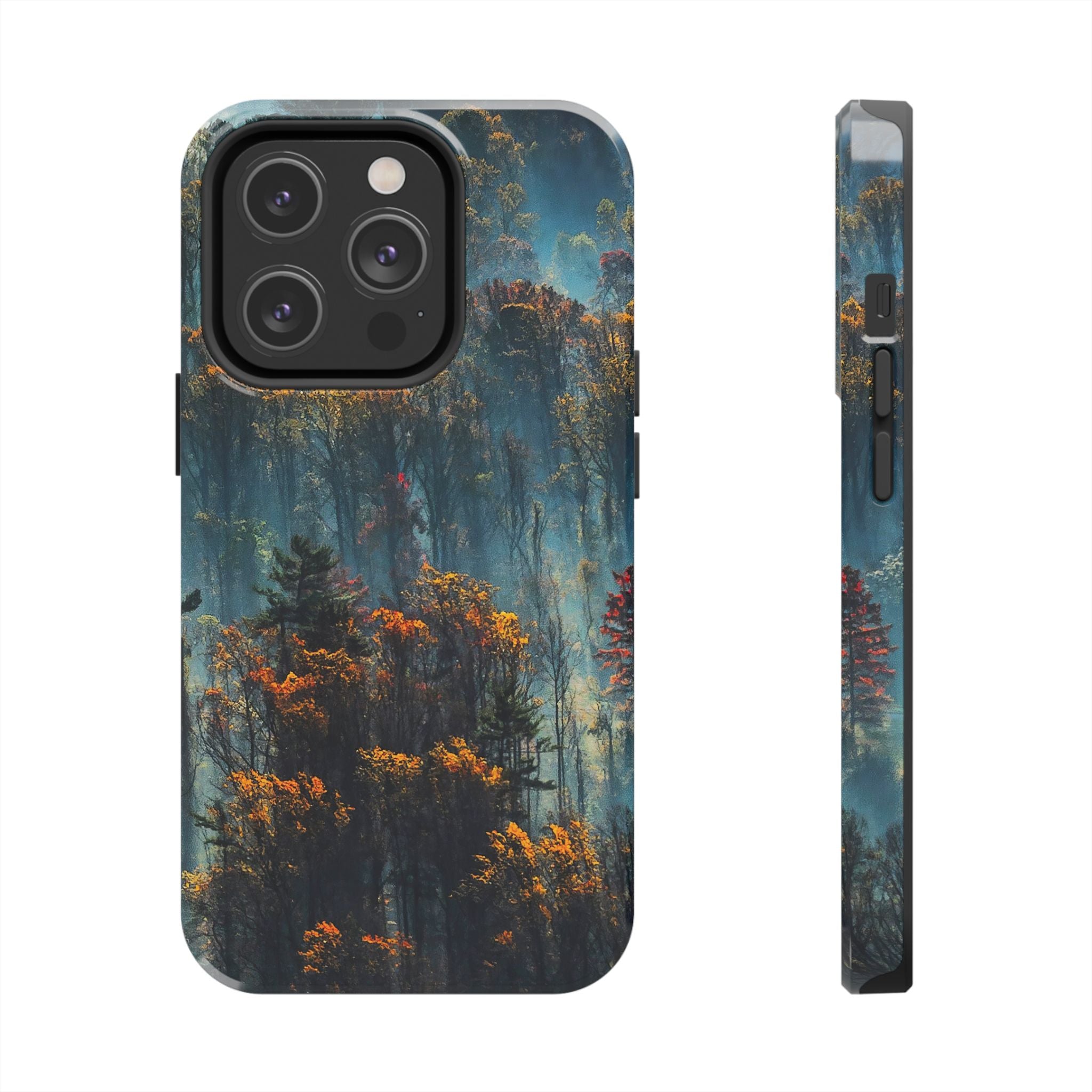 iphone-tough-case-misty-forrest-foggy-fall-iphone-covers-protective-smartphone-cover-nature-lover-gift-adventure-accessory