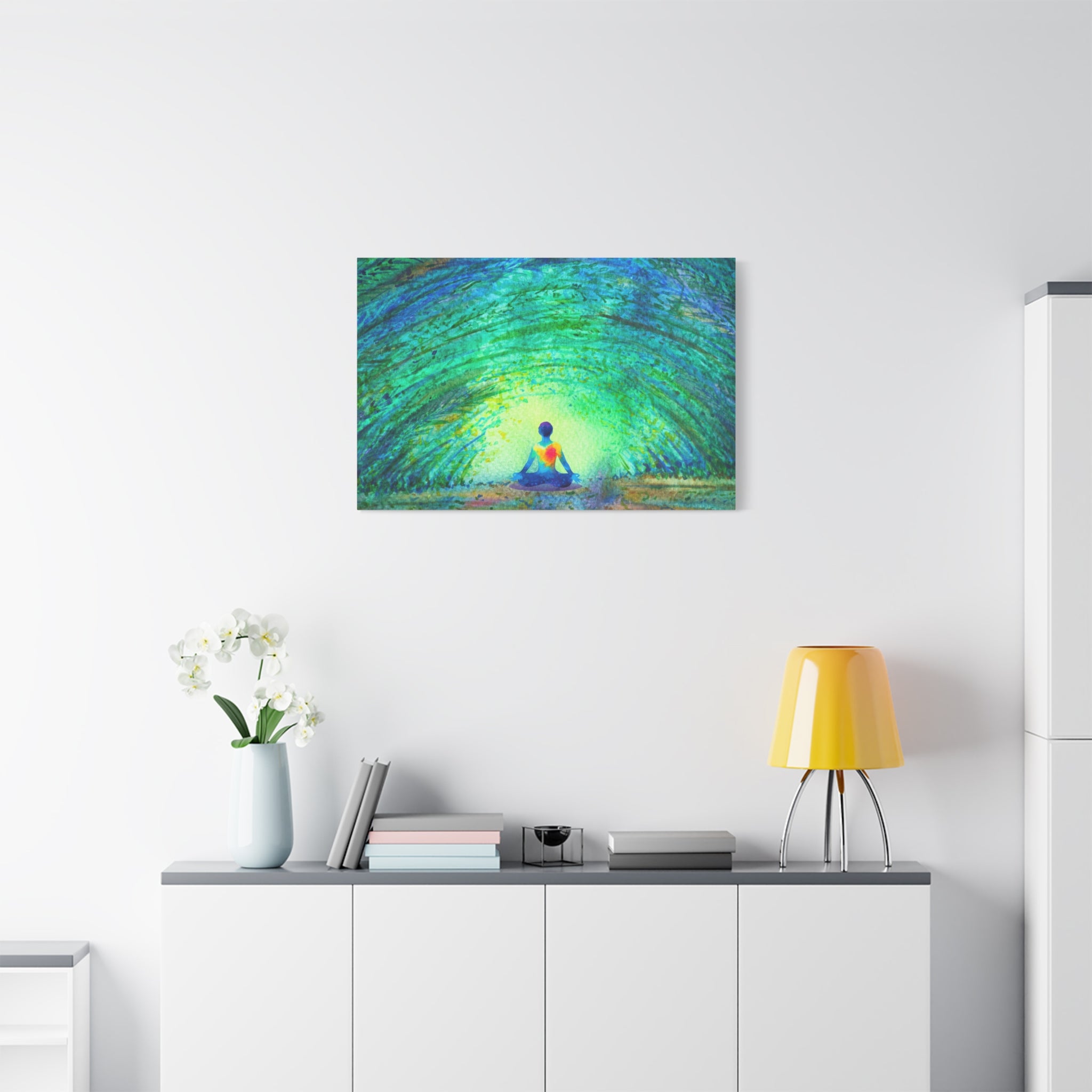 canvas-wall-art-yoga-nature-peace-home-decor-meditation-gift-mindfulness-painting-zen-retreat-print-living-room-decor