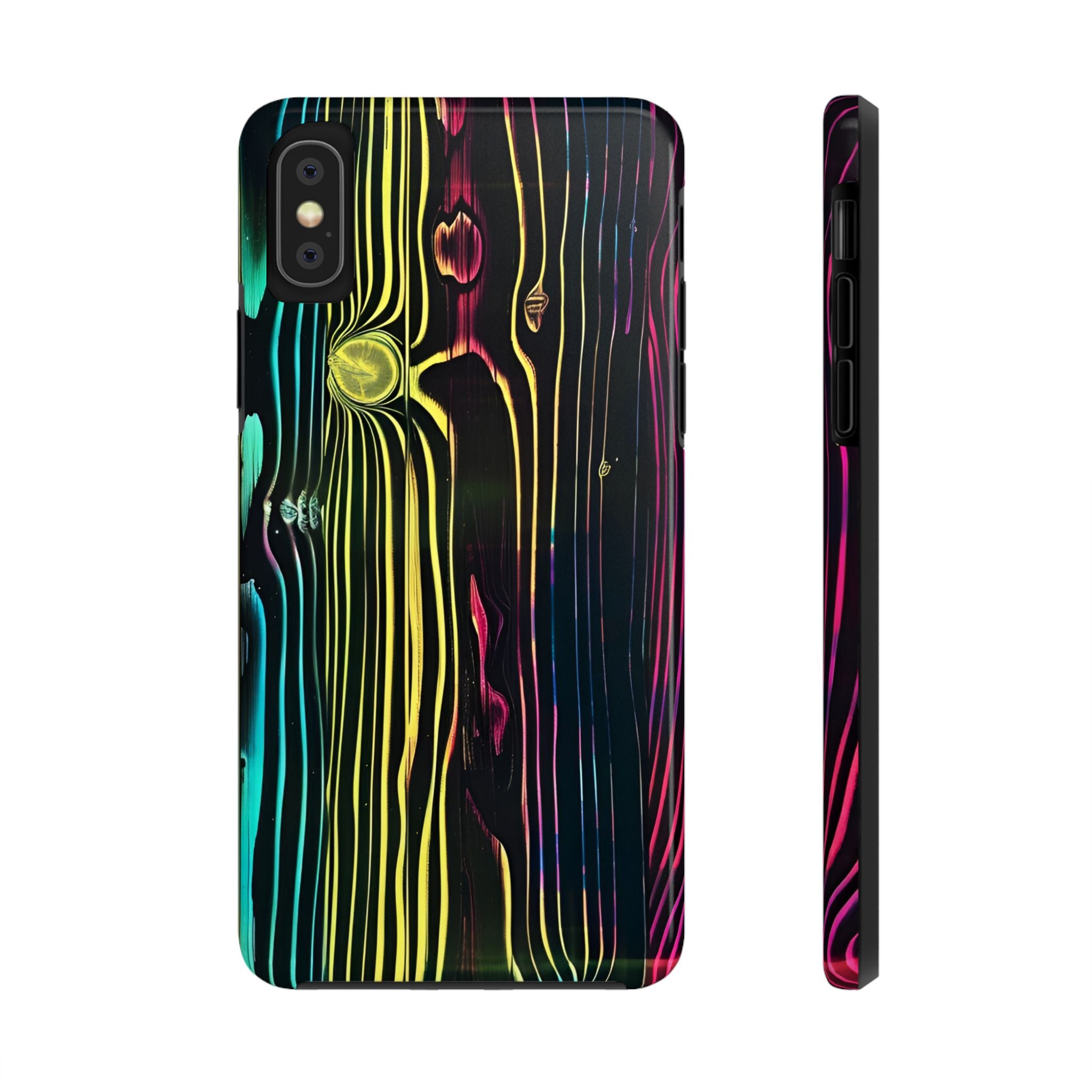 disco-neon-tough-iphone-cases-wood-grain-texture-iphone-case-cover-protective-iphone-shell-unique-iphone-accessories-iphone-1