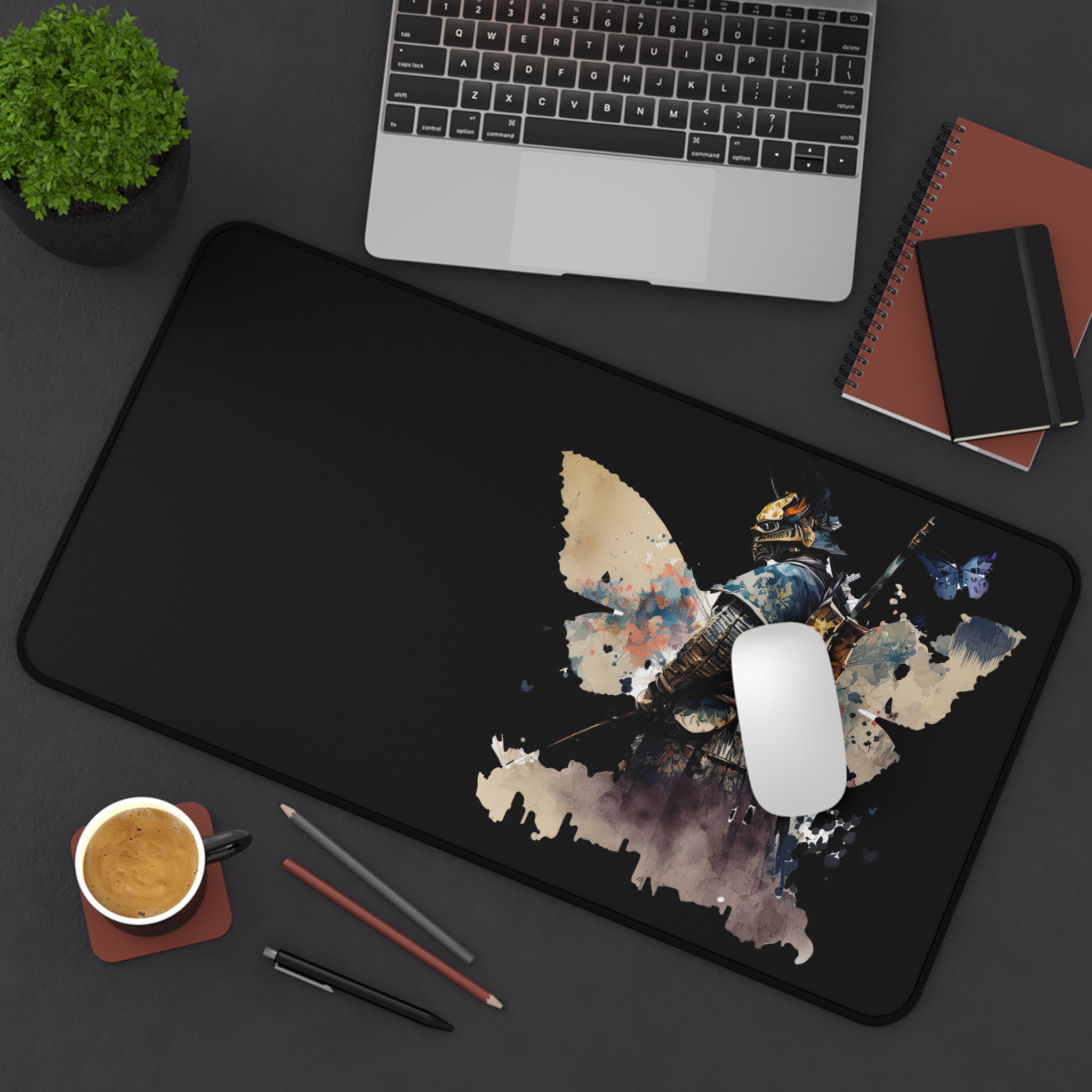 japanese-samurai-watercolor-butterfly-mousepad-desk-mat-desk-pad-for-home-office-gaming-work-desk-large-keyboard-mat-gift-for