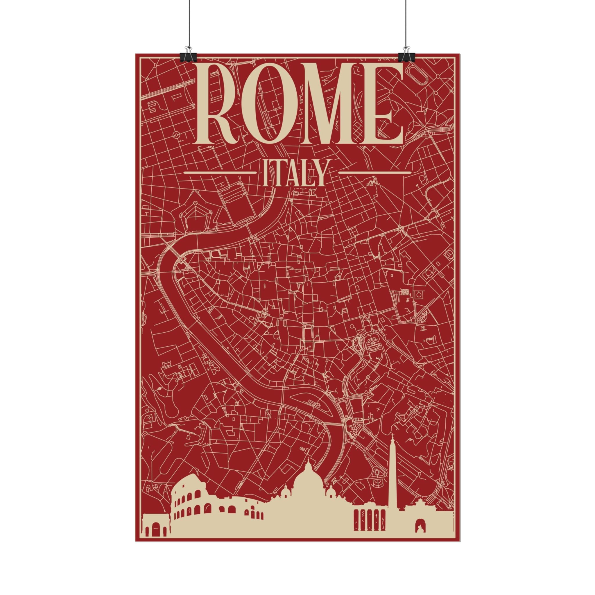 rome-italy-travel-poster-rolled-posters-for-home-decor-wall-art-print-italian-cityscape-wall-hanging