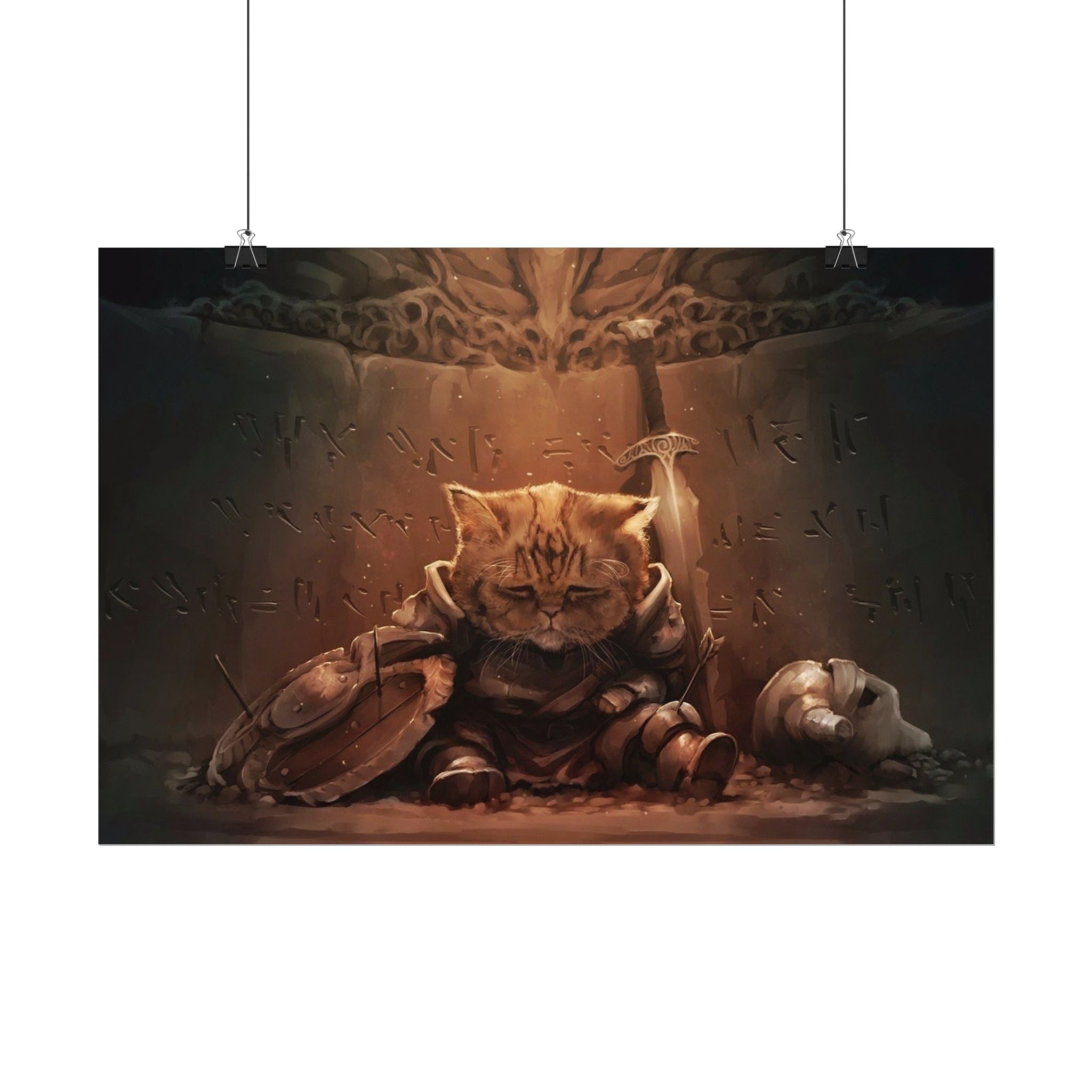 the-elder-scrolls-skyrim-cat-poster-wall-art-viking-warrior-cat-game-poster-print-room-decor-gaming-wall-art-s