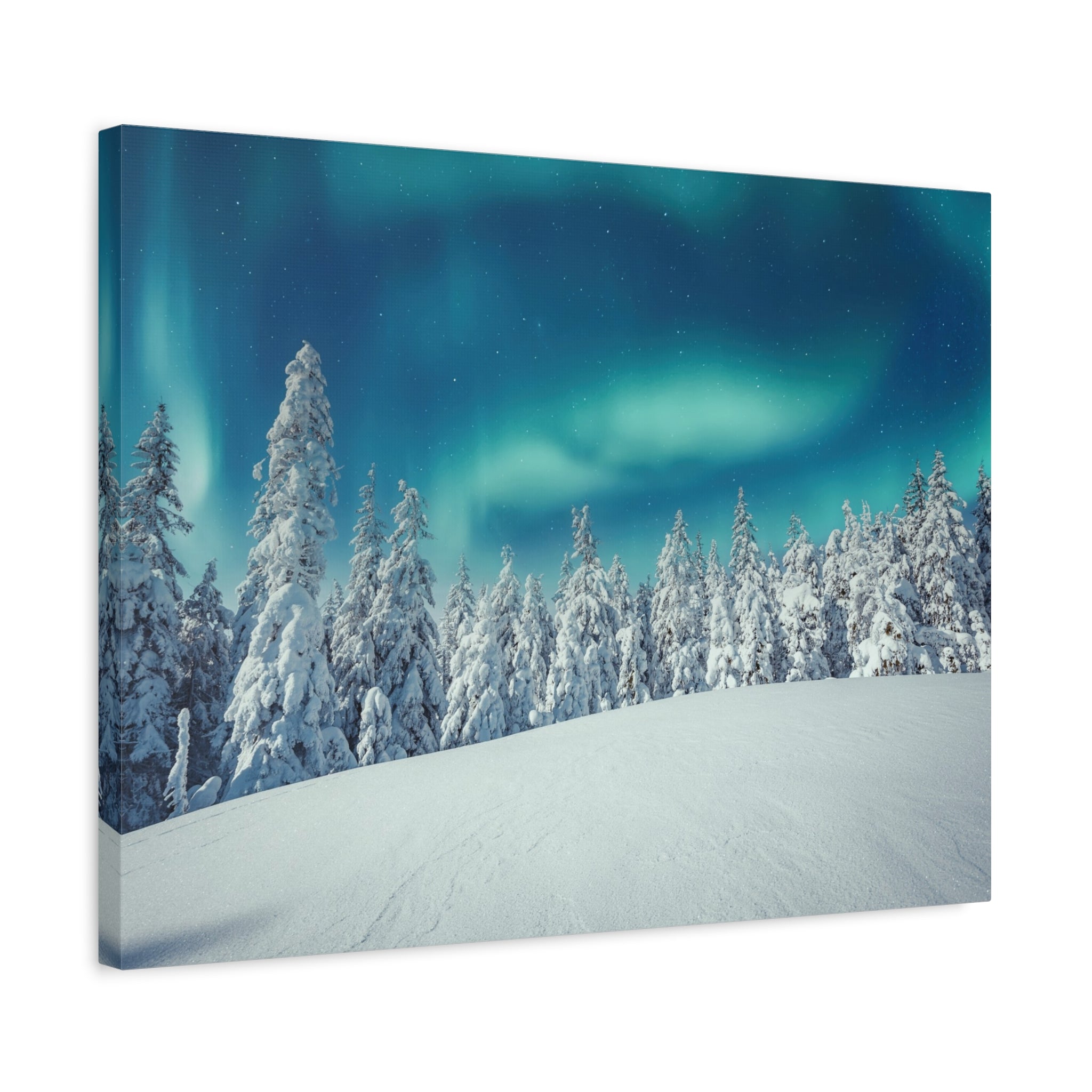 winter-canvas-wall-art-print-winter-tree-aurora-borealis-winter-decor-matte-canvas