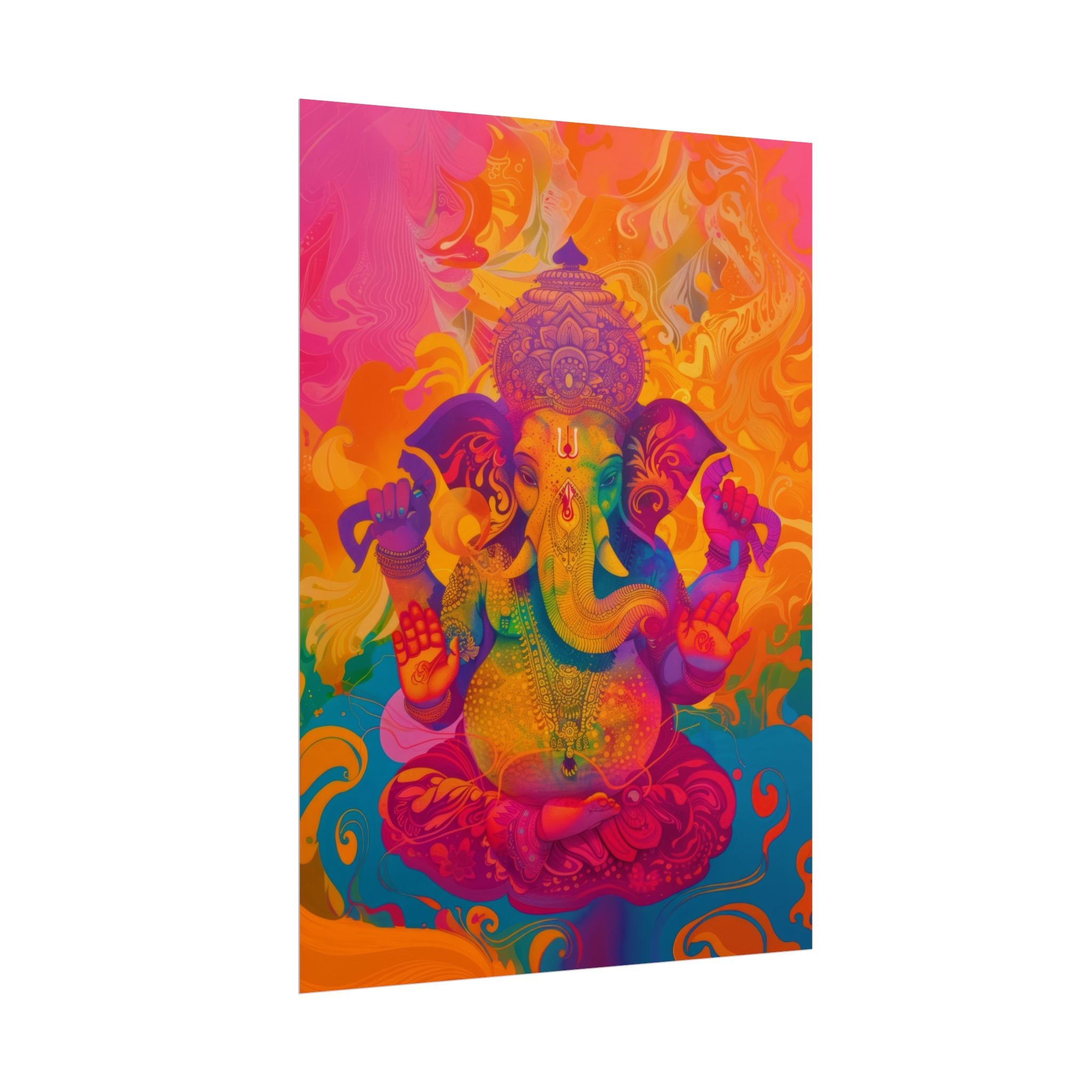 colorful-ganesha-poster-print-wall-art-decor-spiritual-home-decor-lord-ganesha-art-hindu-god-wall-decor-ethnic-wall-hanging