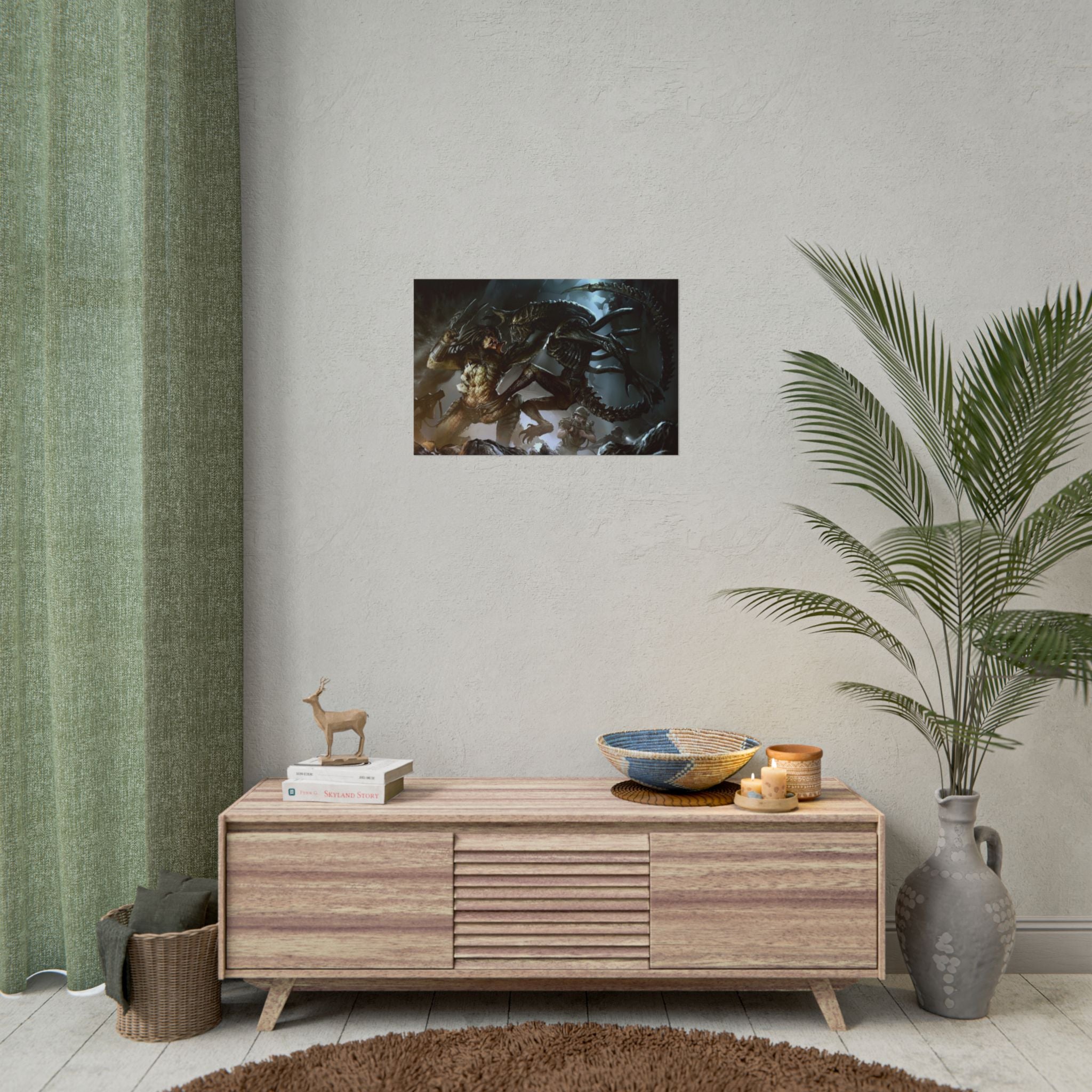 predator-alien-poster-print-xenomorph-si-fi-home-decor-movie-poster-pretador-fantasy-art