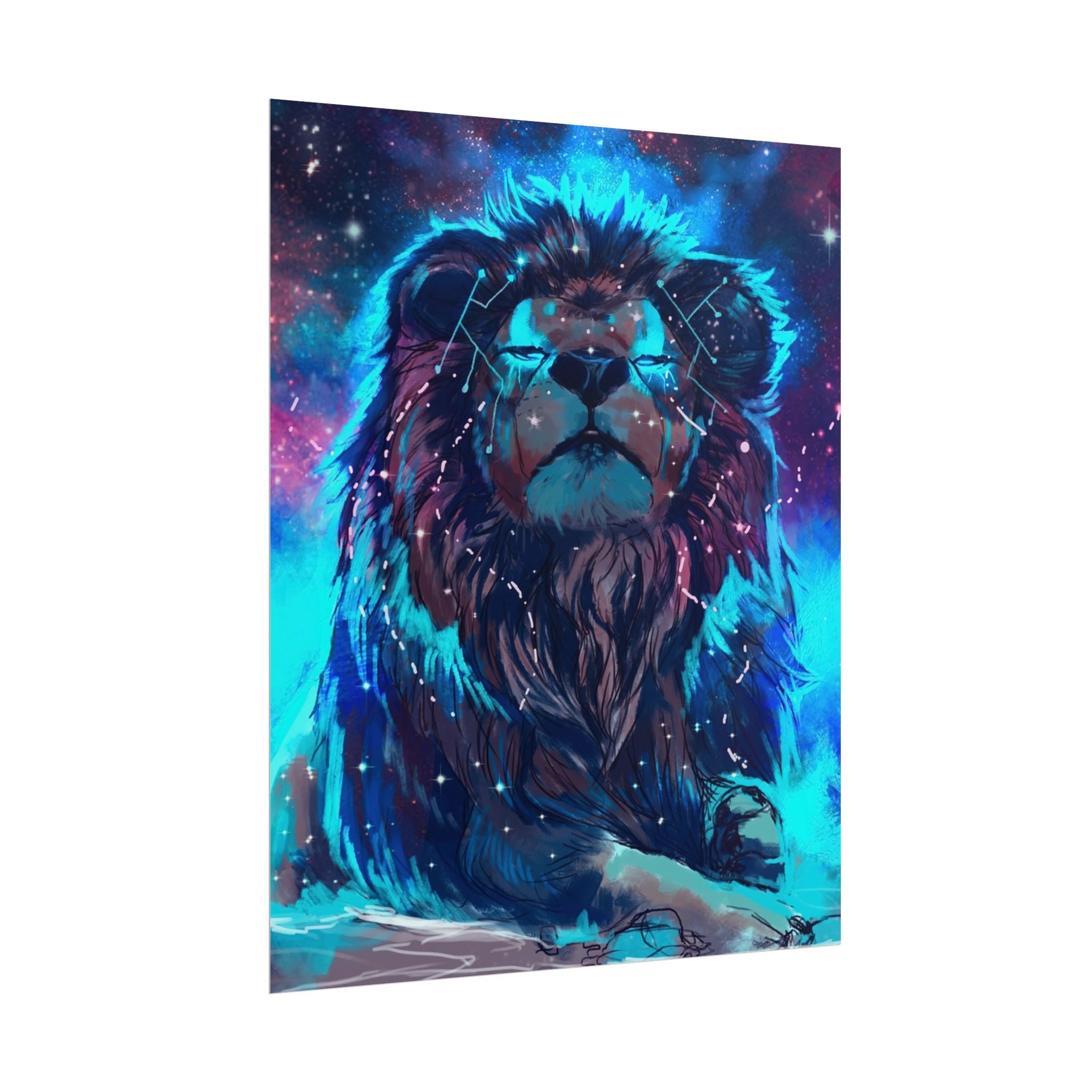 poster-print-lion-wall-art-fantasy-leon-living-room-decor-lion-wall-decor-lion-poster-jungle-animal-art-print-wildlife-safari