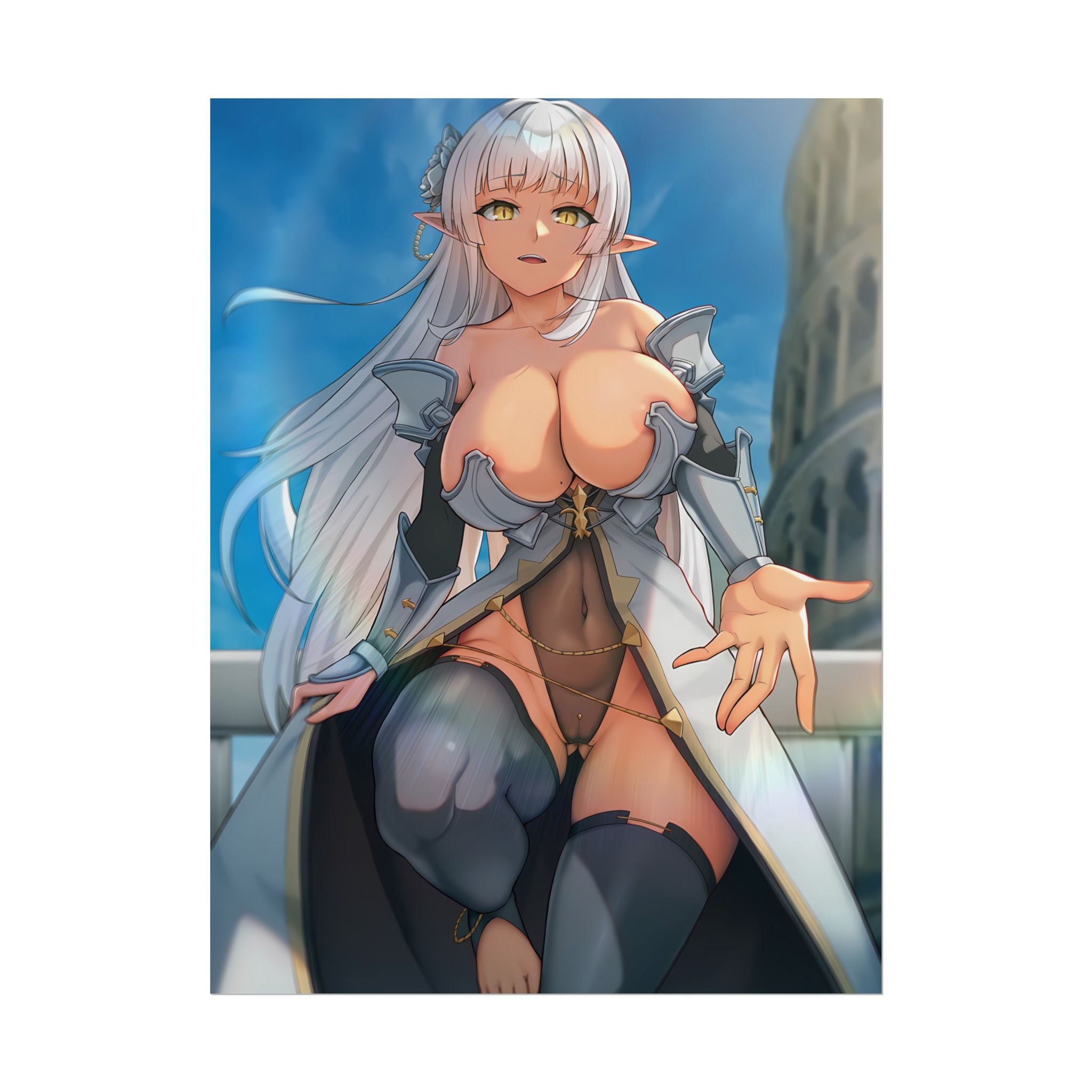 anime-elf-girl-rolled-posters-fantasy-art-print-wall-decor-poster-artwork-bedroom-decoration-gift-for-anime-lovers-anime-post