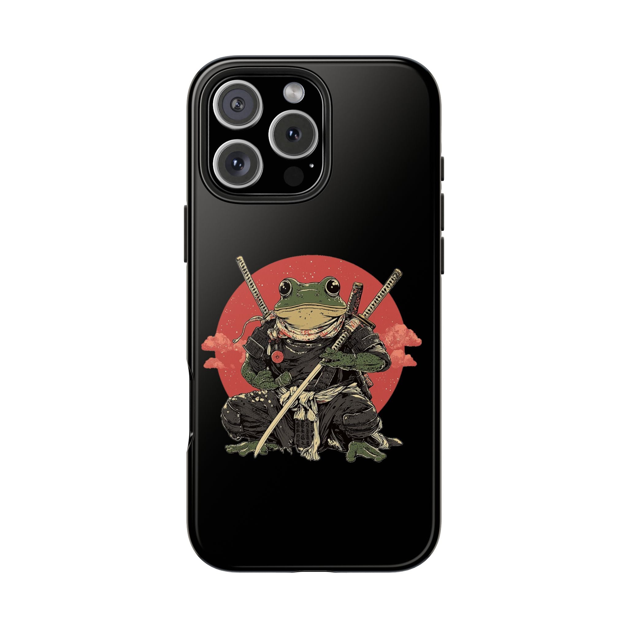 retro-vintage-ninja-frog-iphone-tough-case-red-sun-japanese-samurai-frog-design-ninja-warrior-black-iphone-hard-cover