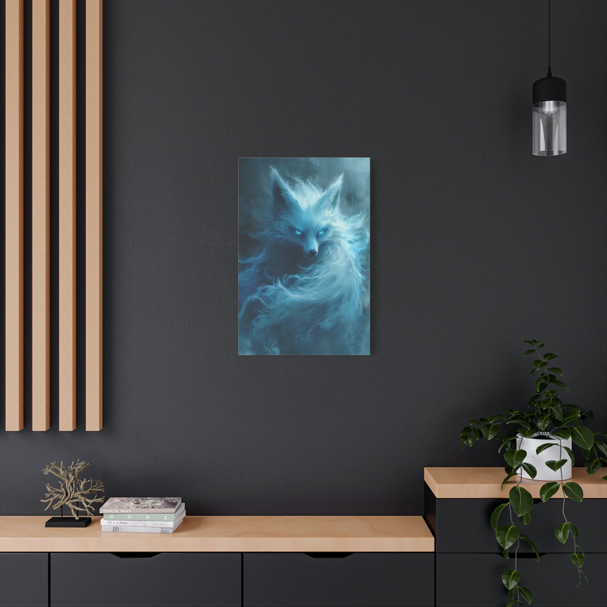 canvas-wall-art-white-snow-fox-fantasy-decor-wildlife-wall-art-home-decor-animal-lover-gift-nature-print-canvas-print-gift