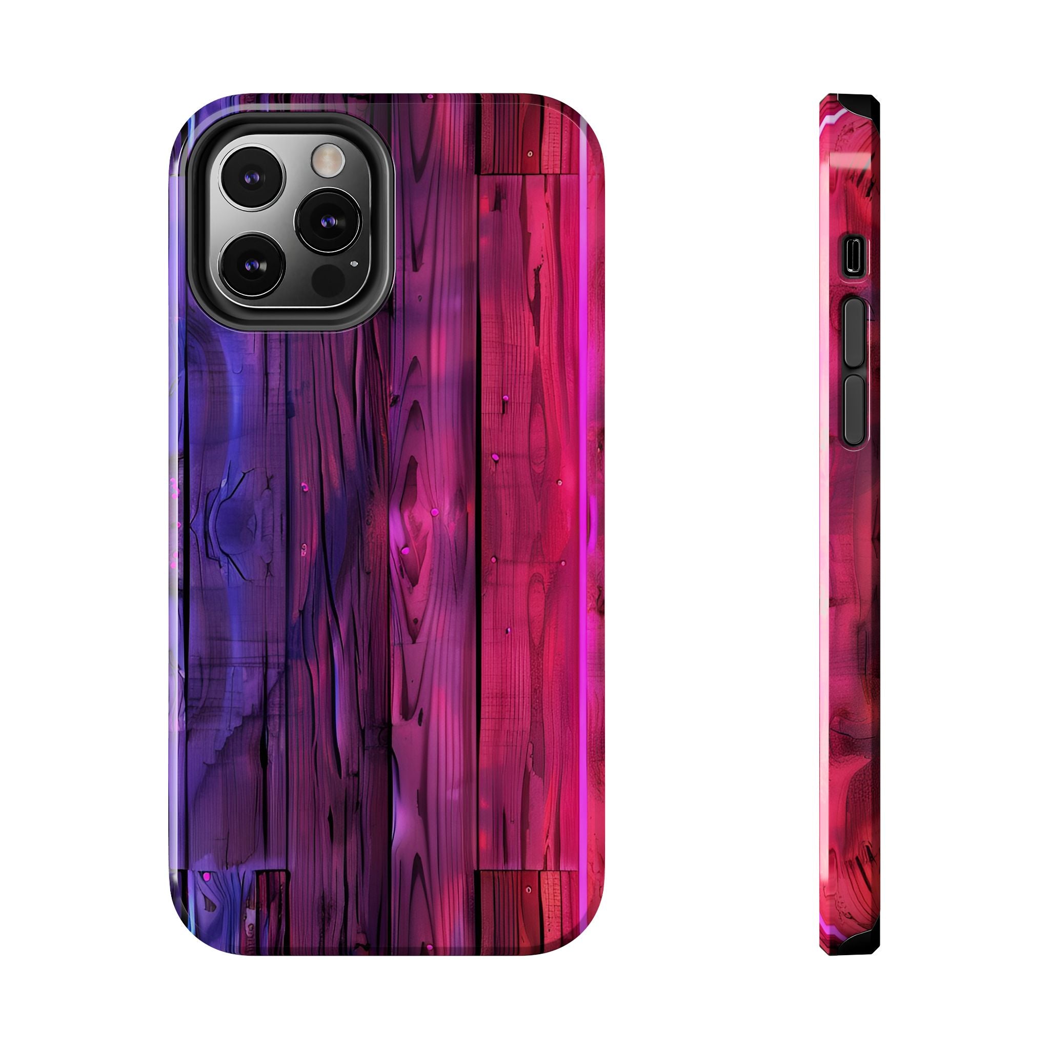 disco-neon-tough-iphone-cases-wood-grain-texture-iphone-case-cover-protective-iphone-shell-unique-iphone-accessories-iphone-1