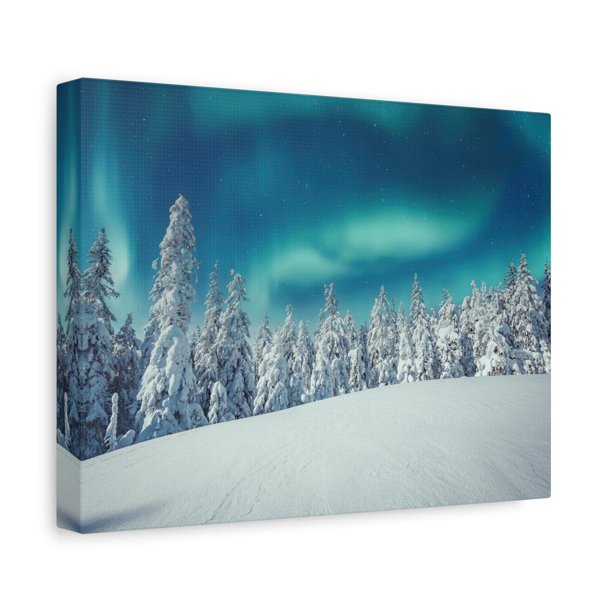 winter-canvas-wall-art-print-winter-tree-aurora-borealis-winter-decor-matte-canvas