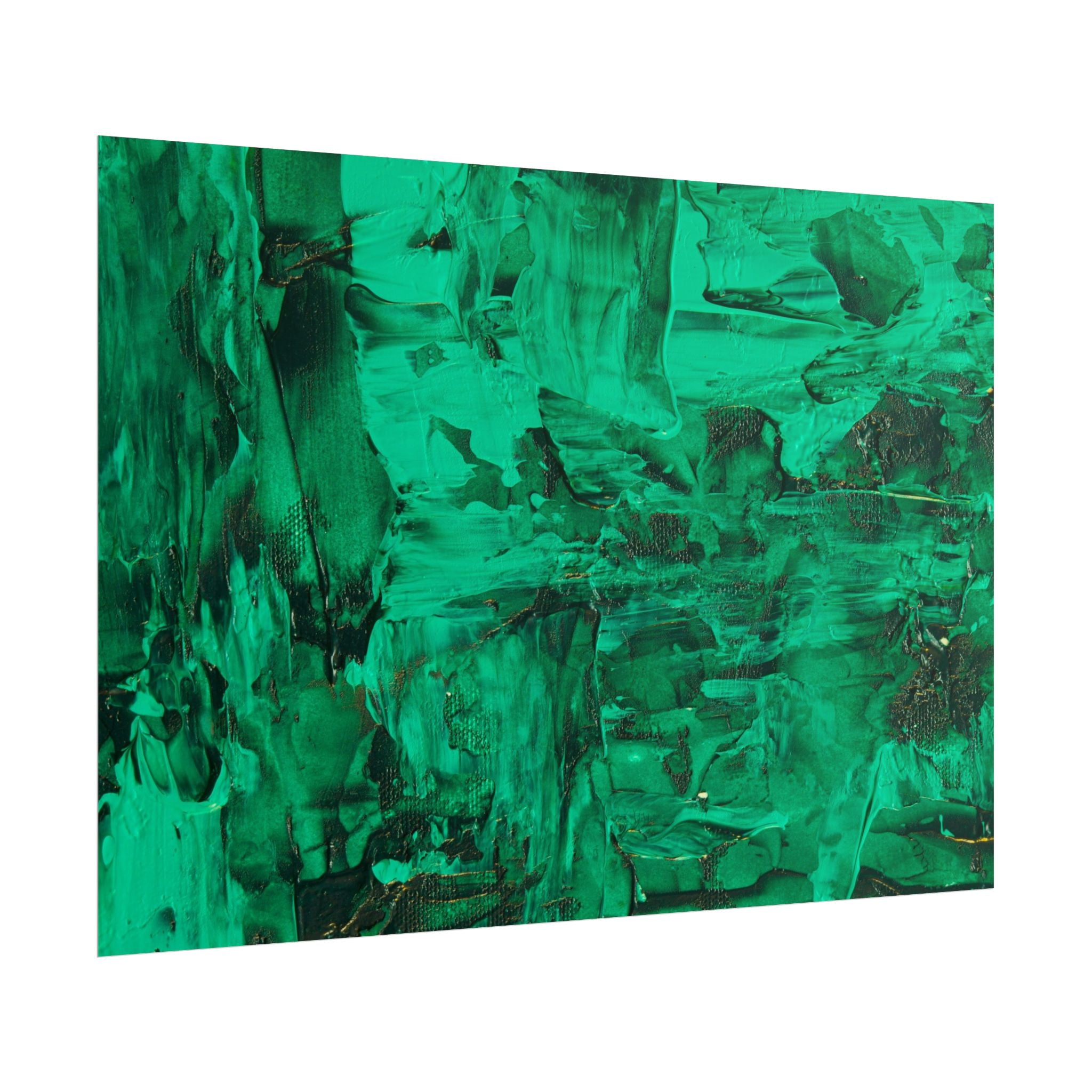 Abstract Green Poster Wall Art, Home Decor, Office Decor, Green Canvas Bedroom, Green Poster Print, Modern Art, Green Wall Decor