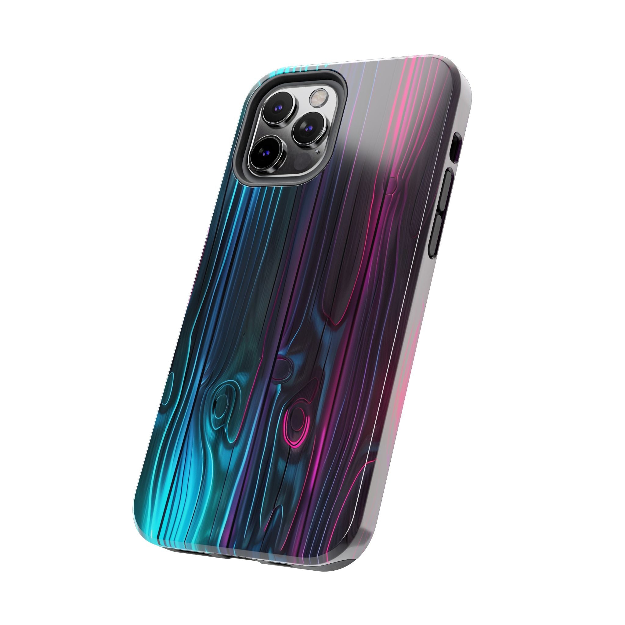 disco-neon-tough-iphone-cases-wood-grain-texture-iphone-case-cover-protective-iphone-shell-unique-iphone-accessories-iphone-1