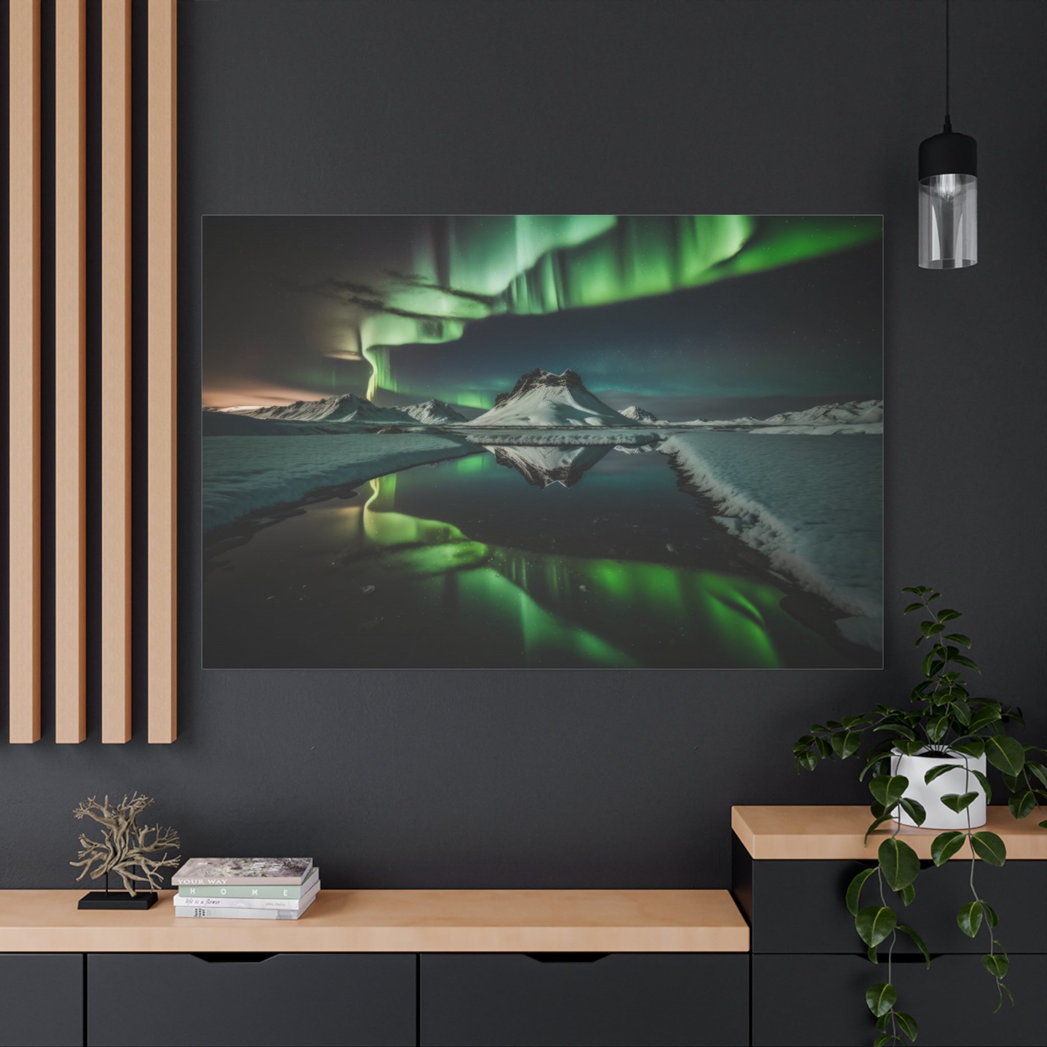 canvas-wall-art-print-aurora-borealis-scenery-northern-lights-canvas-print-home-decor-starry-night-picture-housewarming-gifts