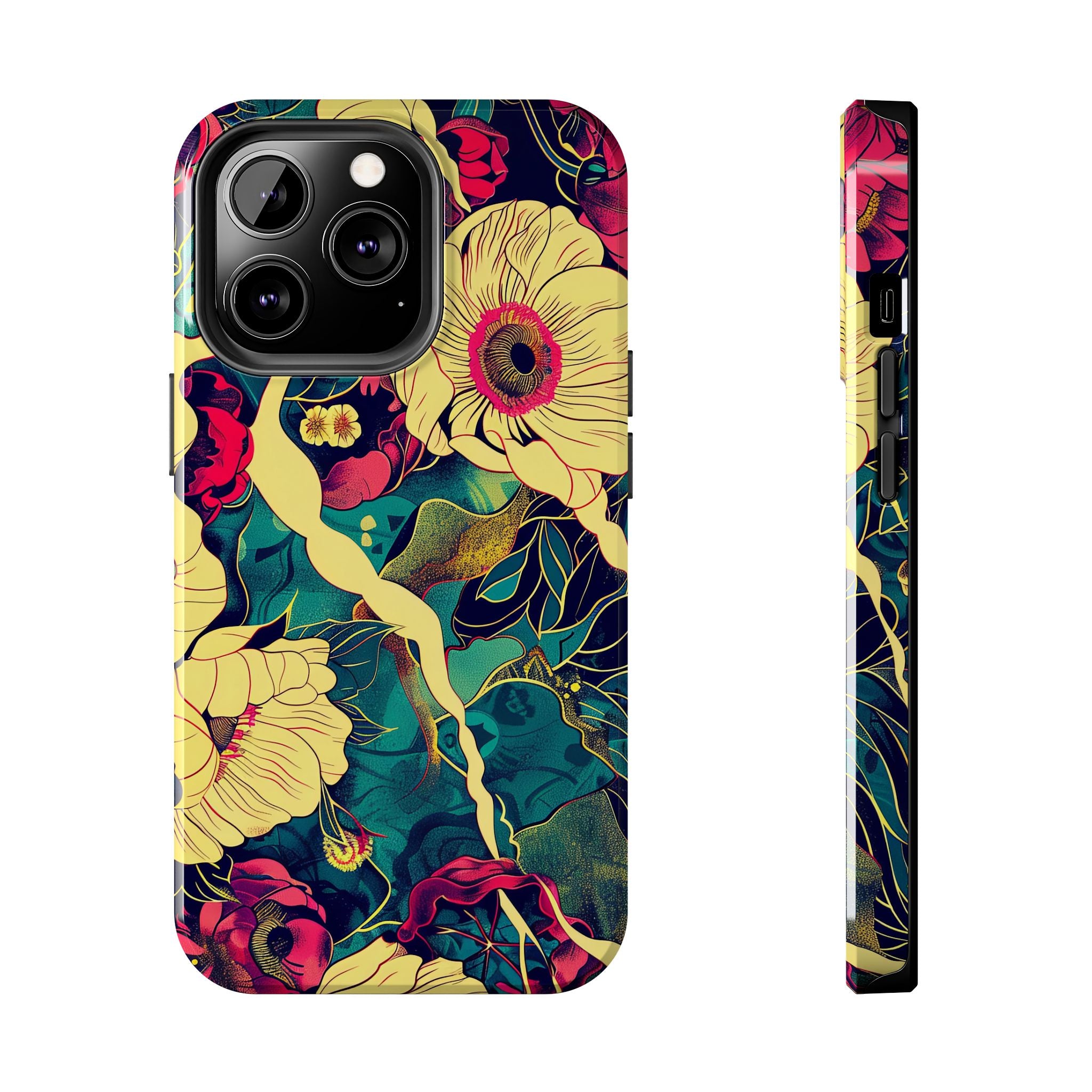iphone-tough-case-retro-japanese-flowers-floral-phone-cover-vintage-japanese-style-protective-phone-case-asian-floral-design-