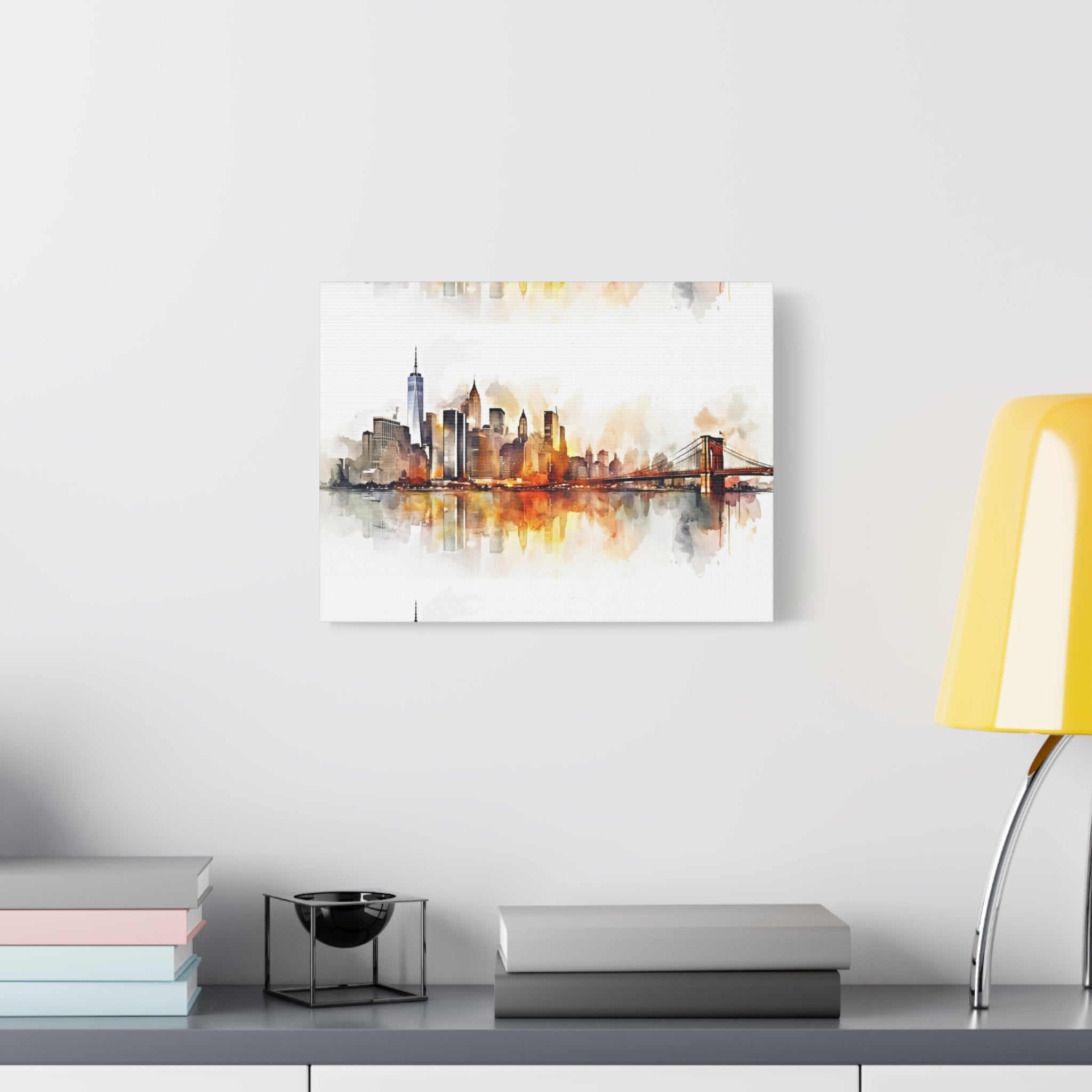 canvas-wall-art-print-watercolor-new-york-city-cityscape-home-decor-matte-stretched-alternative-nyc-wall-decor-urban-landscap