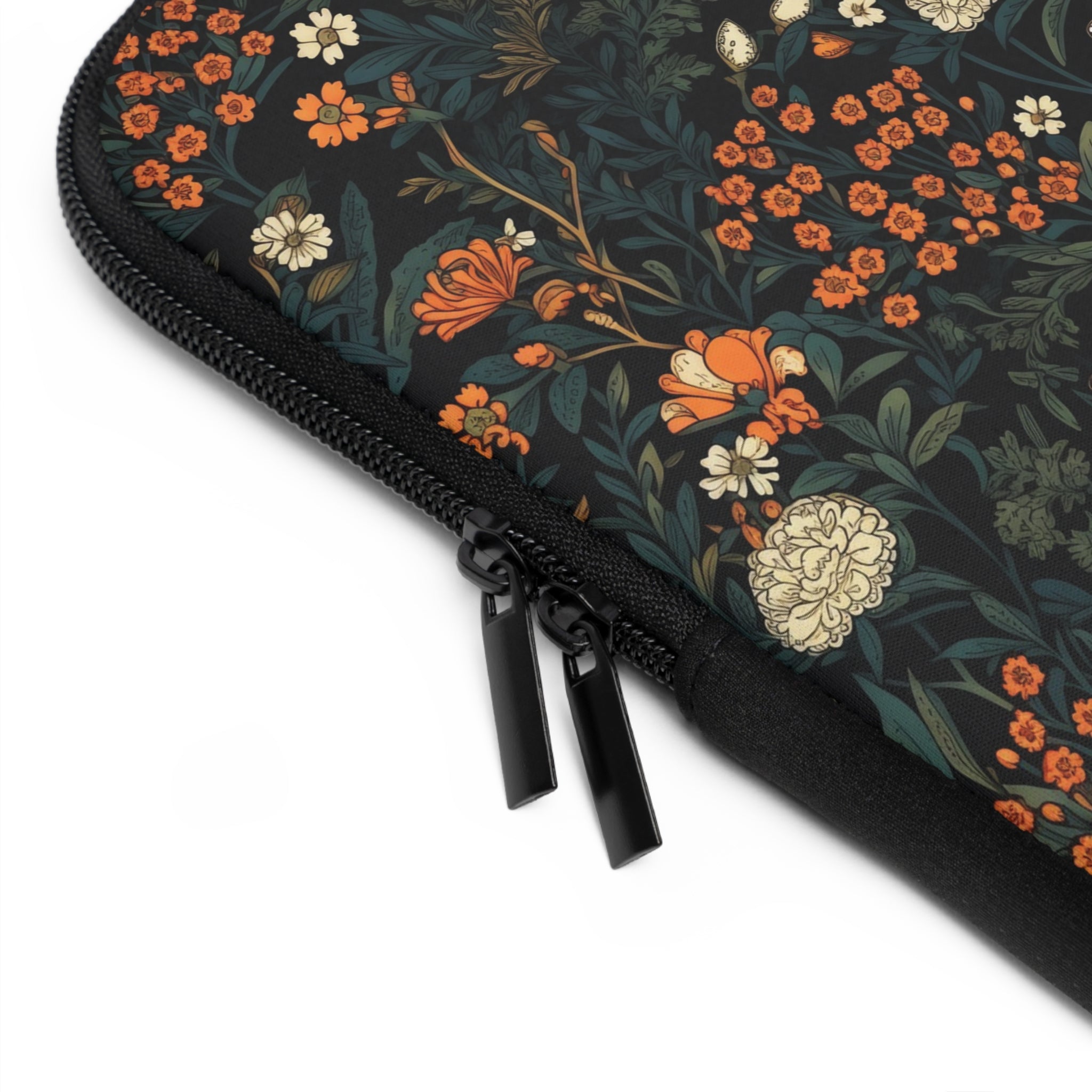 laptop-sleeve-cottagecore-dark-flowers-butterfly-sleeve-macbook-air-sleeve-floral-computer-bag-tech-case-tablet-cover-laptop