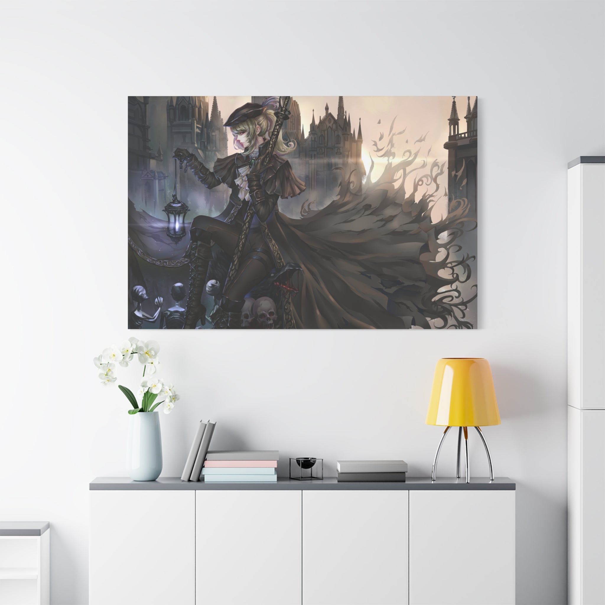 Bloodborne Art Lady Maria Canvas Wall Art, Home Wall Decor, Game Wall Art Print