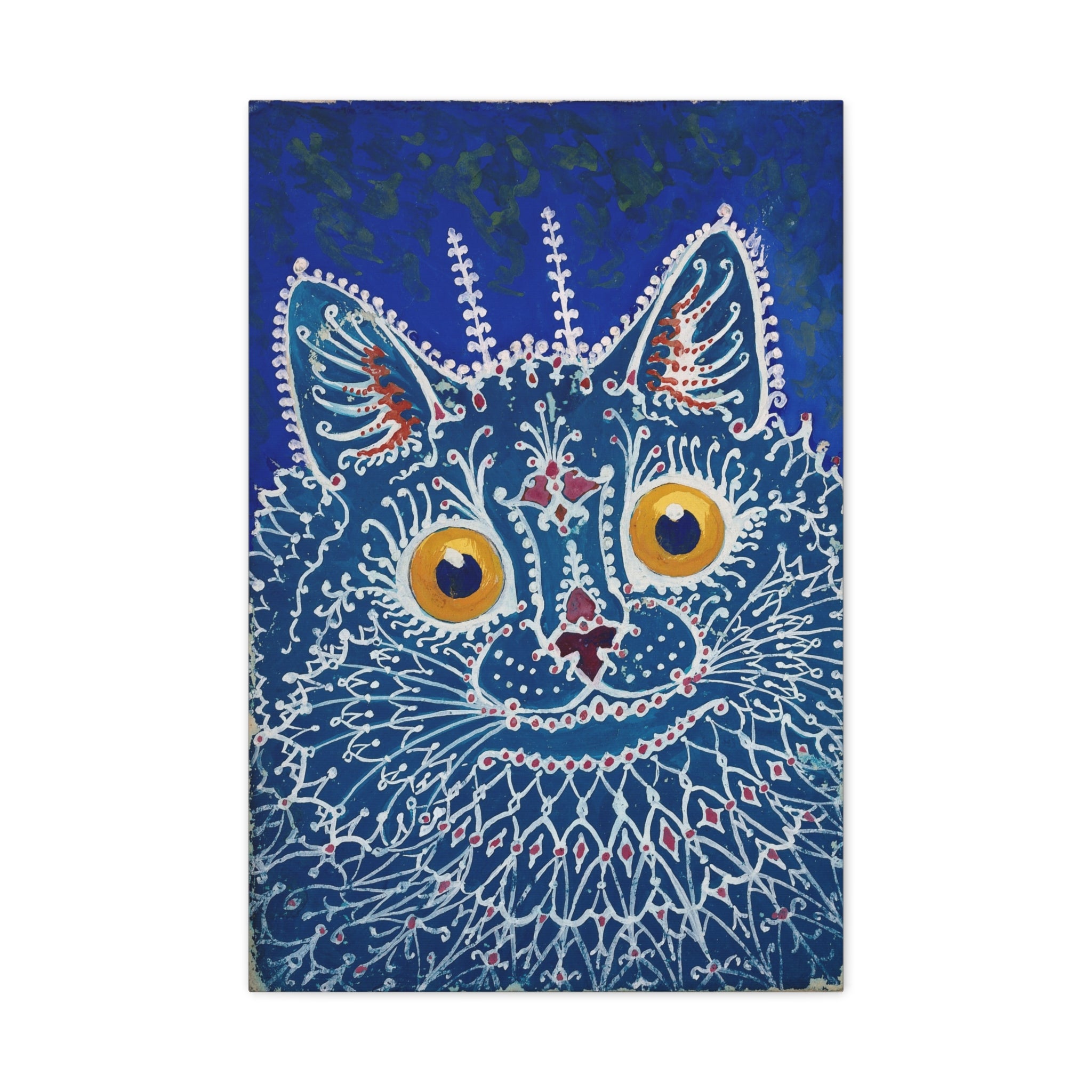 canvas-print-louis-wain-cat-gothic-style-gouache-art-large-wall-decor-matte-stretched-home-office-decoration-unique-cat-print