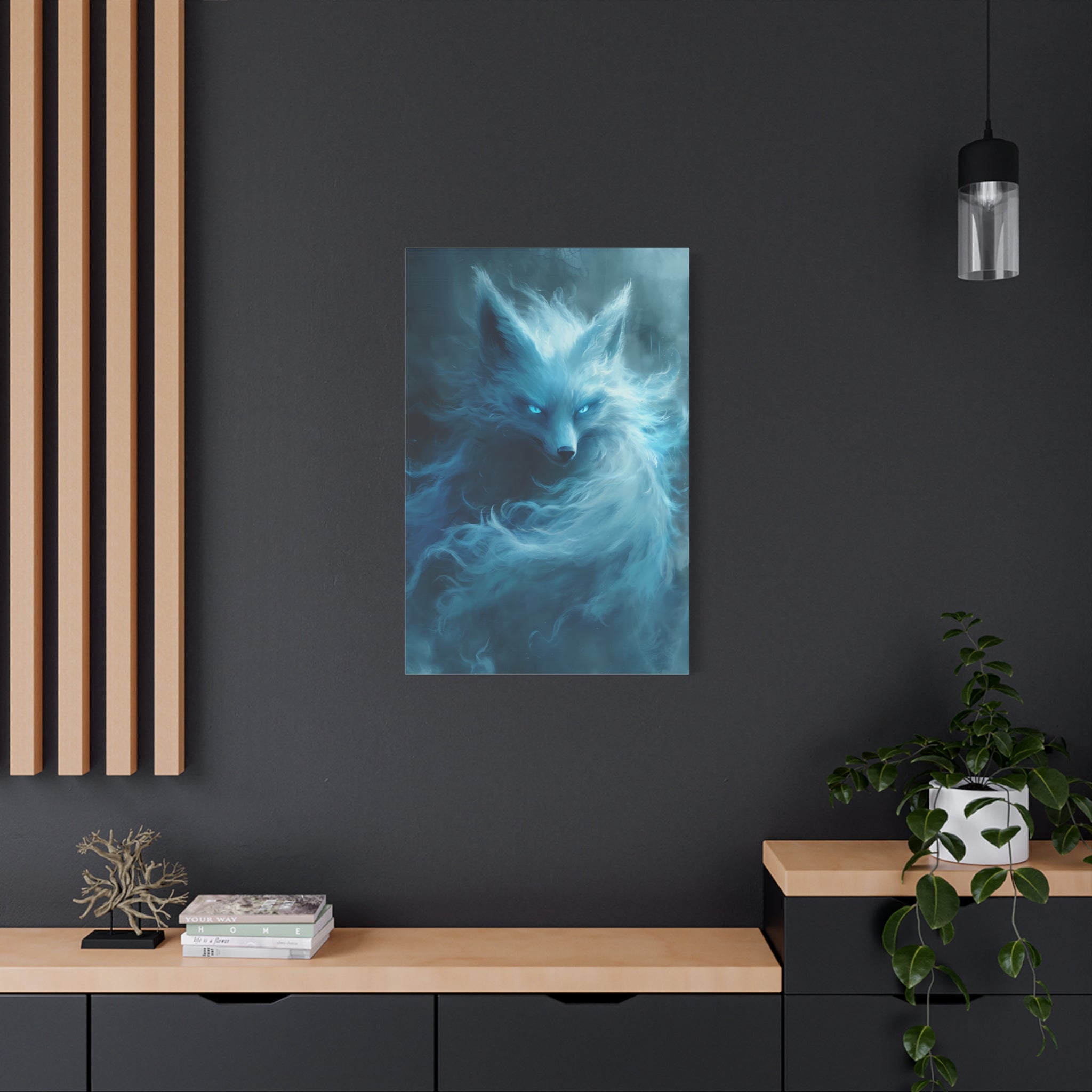 canvas-wall-art-white-snow-fox-fantasy-decor-wildlife-wall-art-home-decor-animal-lover-gift-nature-print-canvas-print-gift