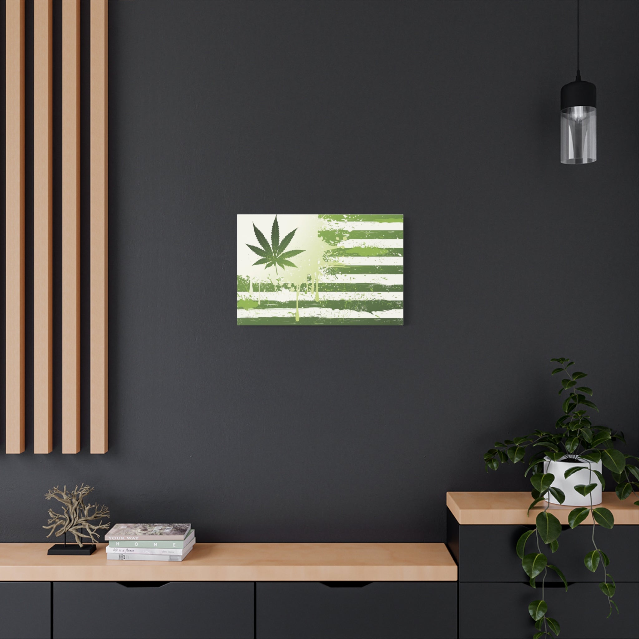canvas-print-marijuana-republic-weed-mary-jane-funny-home-decor-wall-art-stretched-matte-wall-hanging-decorative-weed-art-mar
