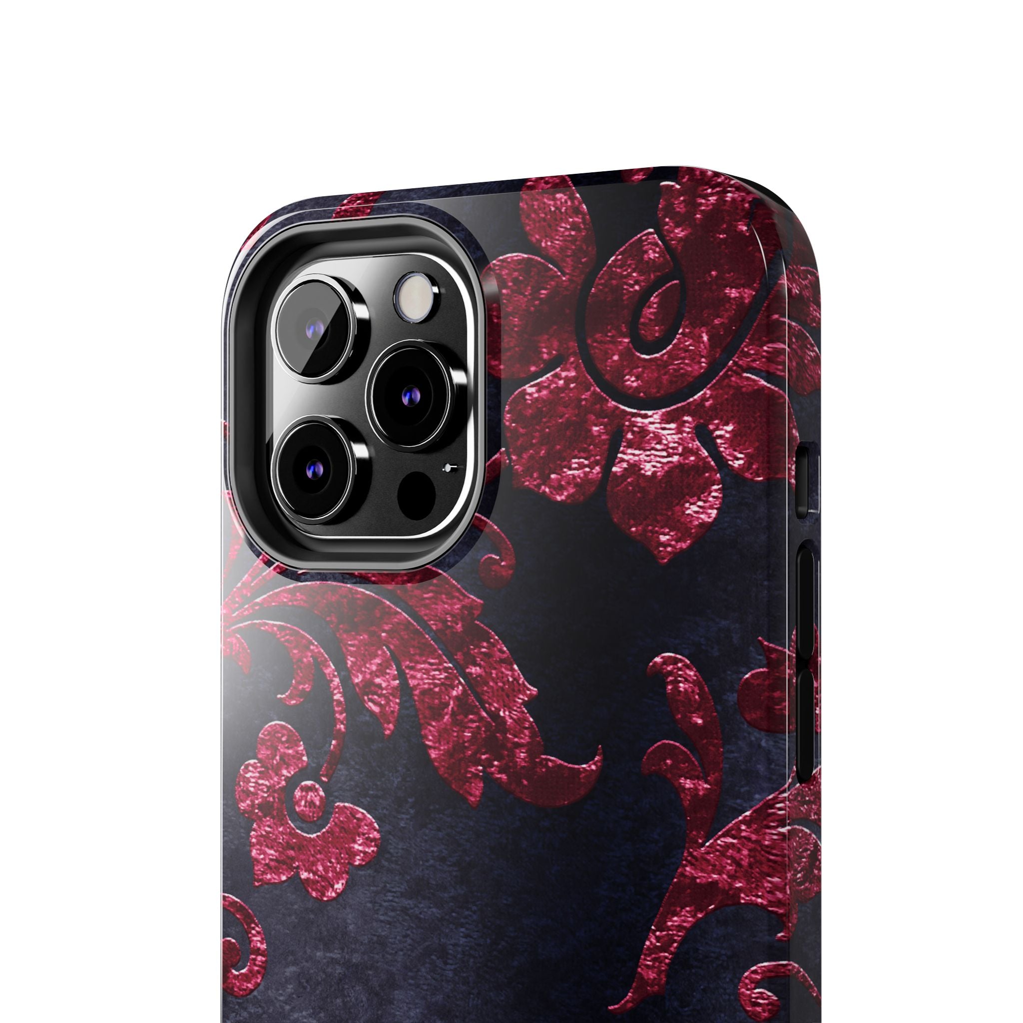 embossed-burgundy-velvet-tough-iphone-case-protective-iphone-cover-heavy-duty-iphone-case-rugged-phone-case-durable-smartphon