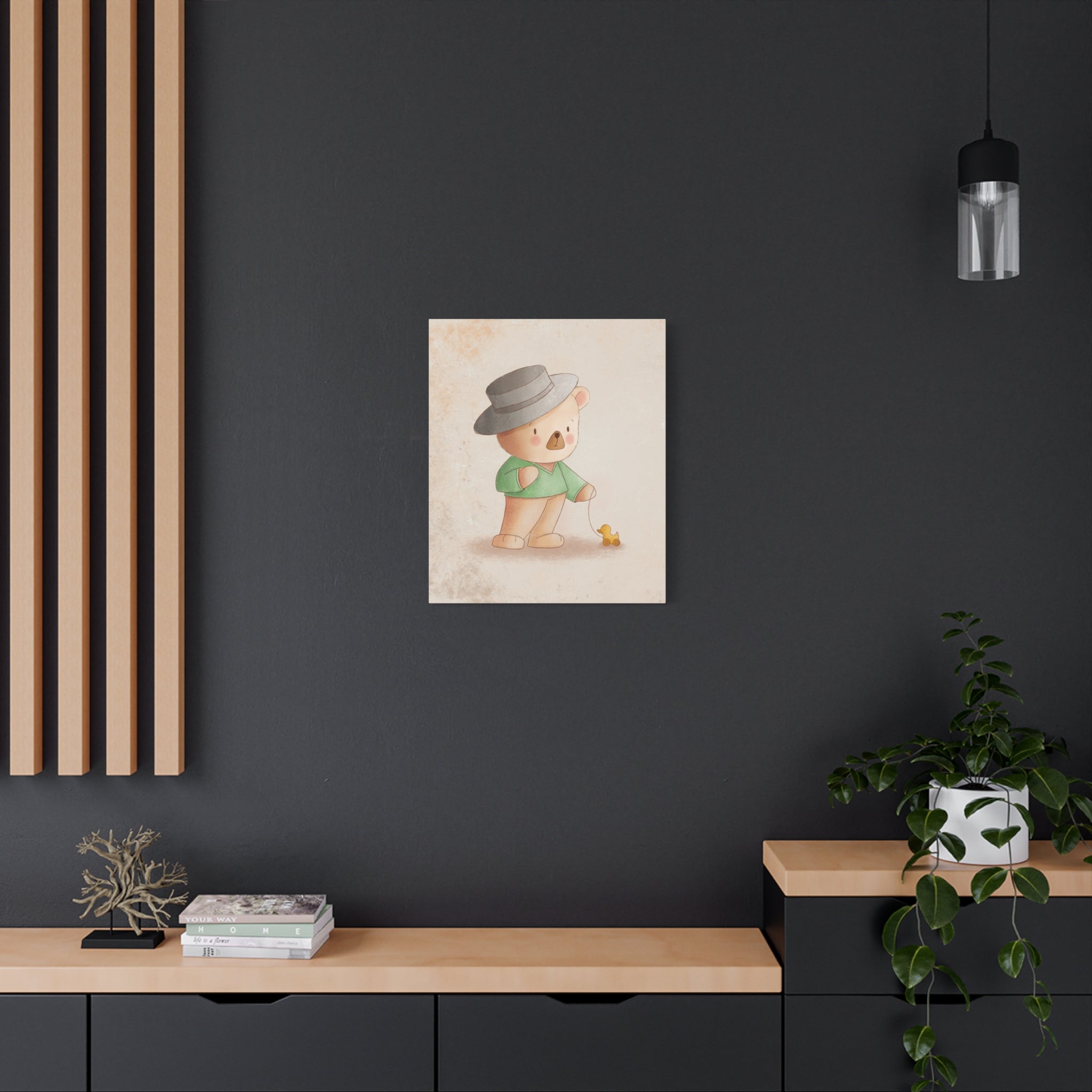 canvas-wall-art-cute-bear-nursery-decor-baby-bear-print-stretched-canvas-nursery-art-cute-bear-decoration-baby-nursery-cute-a