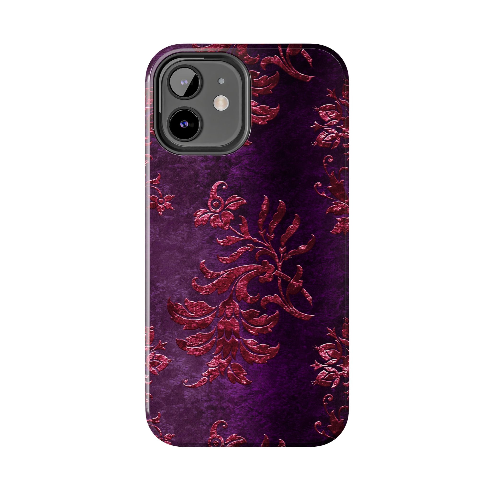 embossed-burgundy-velvet-tough-iphone-case-protective-iphone-cover-heavy-duty-iphone-case-rugged-phone-case-durable-smartphon