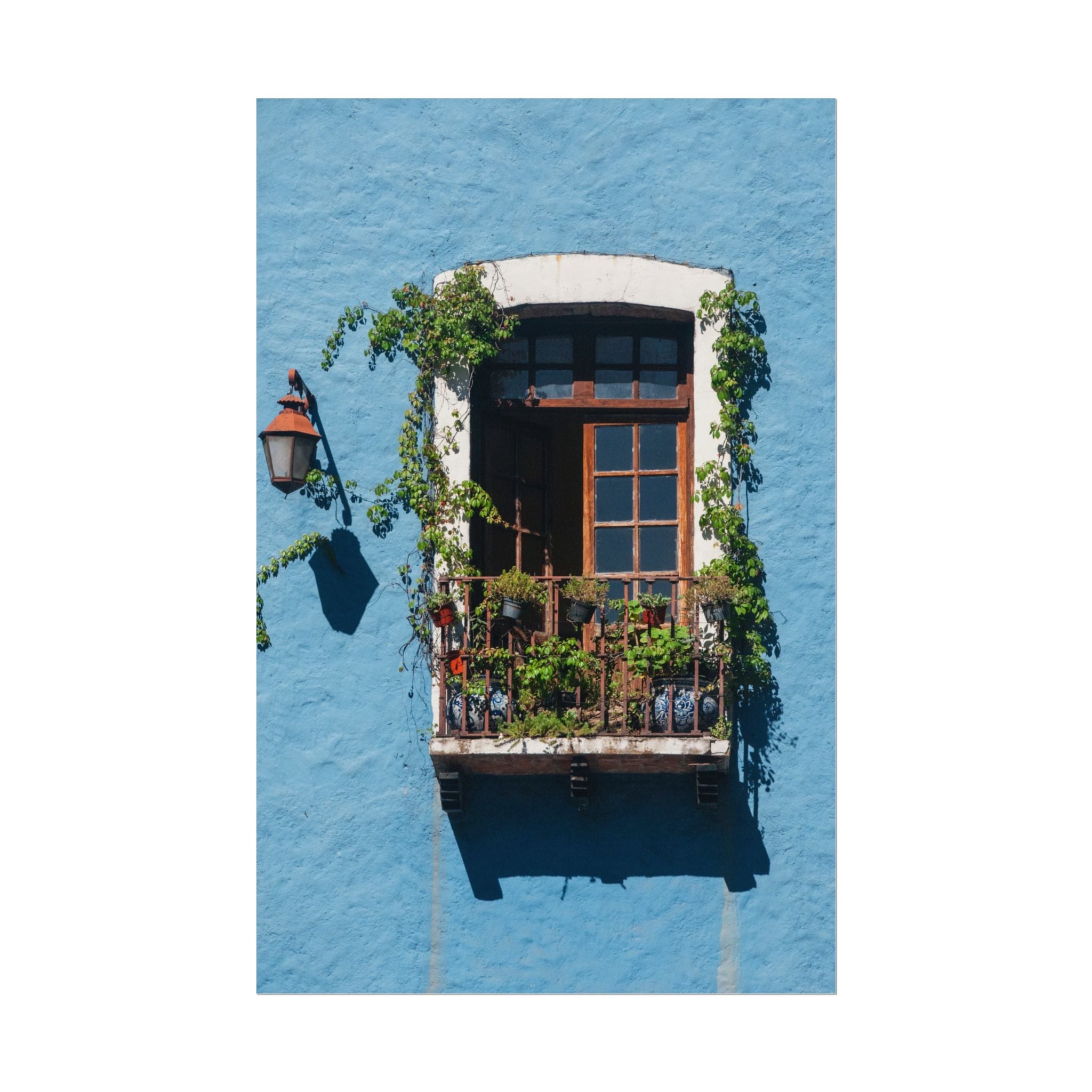 Rolled Posters, Mexican Balcony Home Decor Wall Art Hanging, Living Room Housewarming Gift, Poster Wall Art