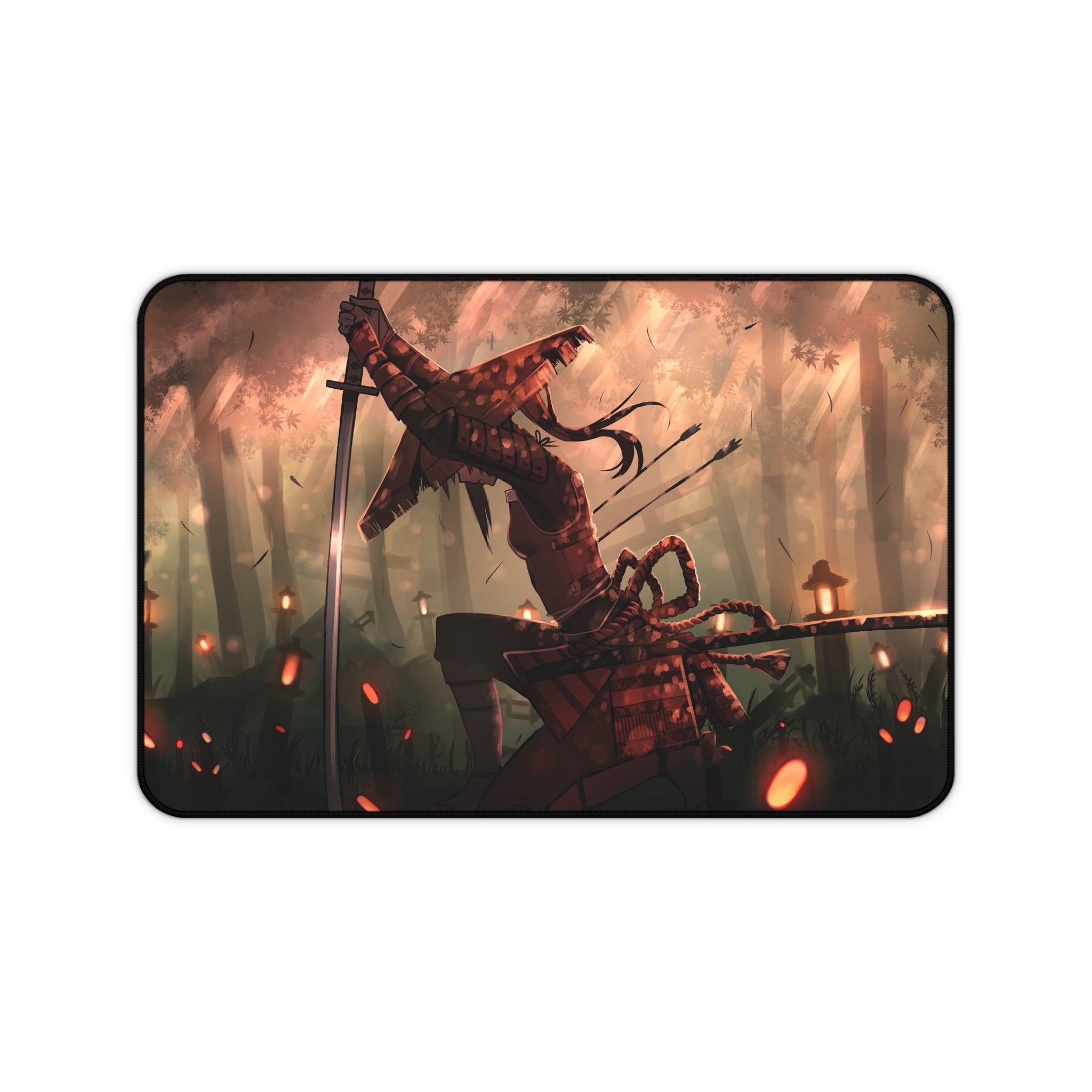 anime-samurai-girl-warrior-mouse-pad-japanese-katana-red-samurai-warrior-desk-mat-japanese-anime-girl-samurai-desk-pad-anime-