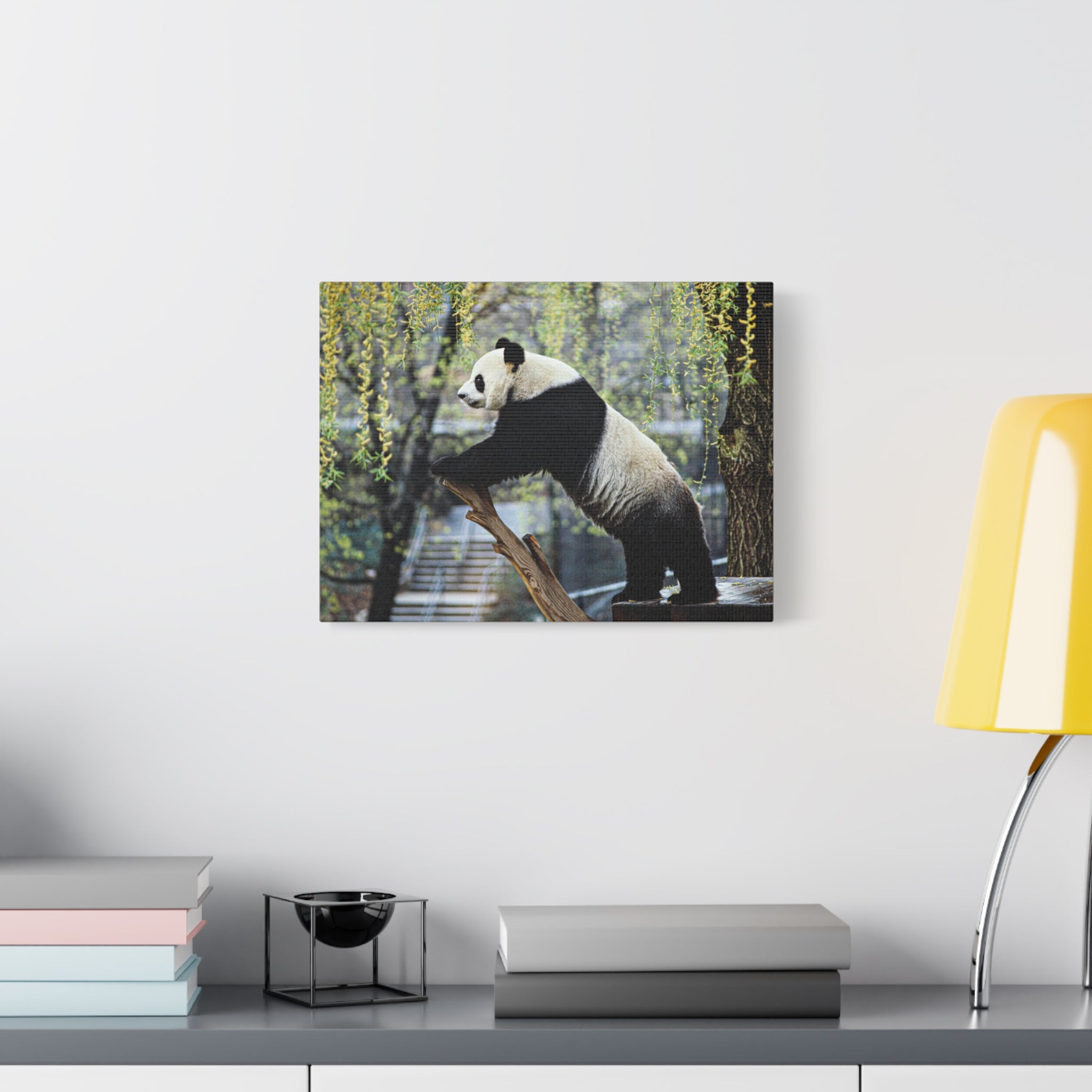 canvas-wall-art-cute-panda-wall-decor-nature-home-decor-panda-gift-panda-canvas-print-stretched-matte-canvas