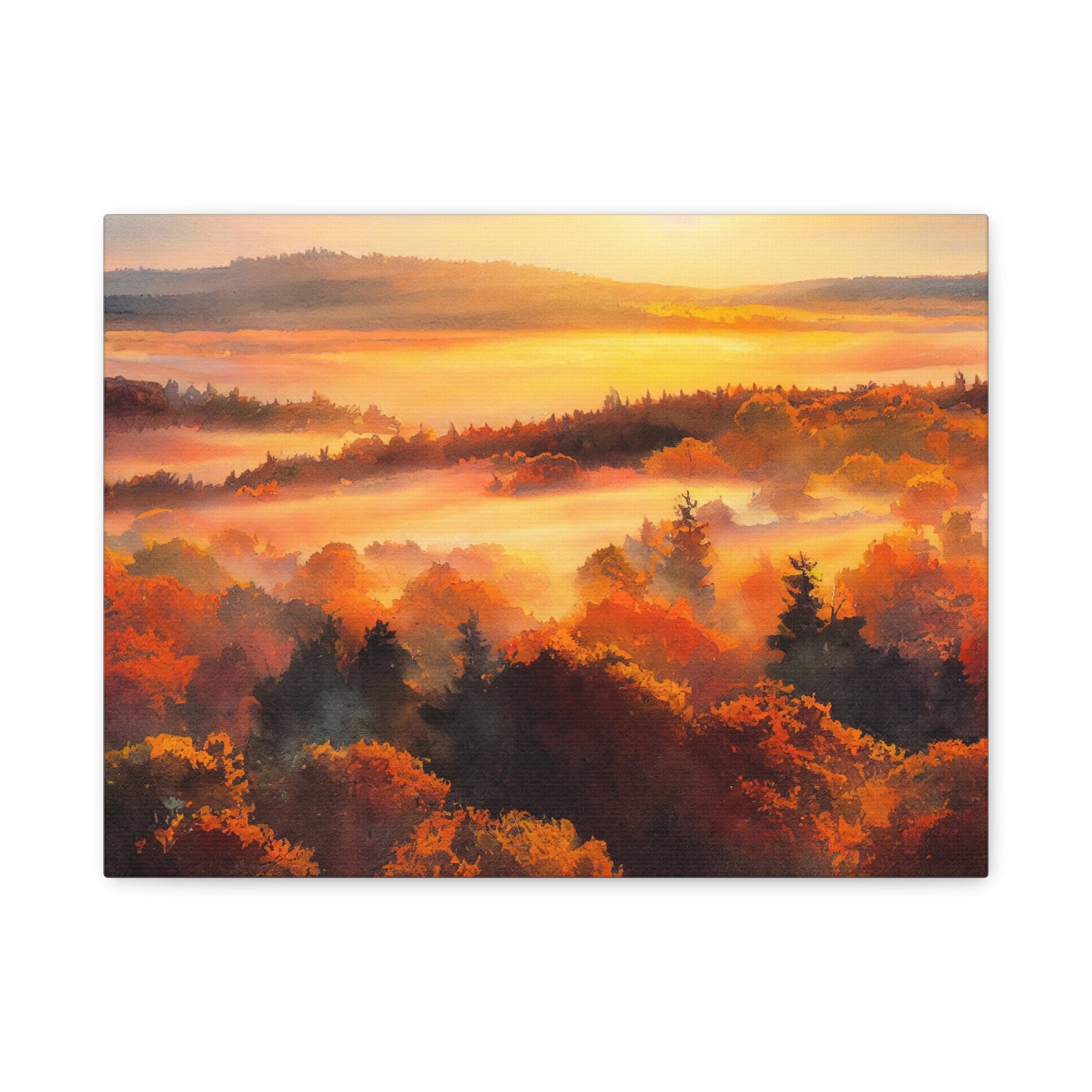 watercolor-fall-canvas-wall-art-fall-sunset-tree-print-stretched-matte-canvas-home-decor-autumn-decor-gift-for-nature-lovers