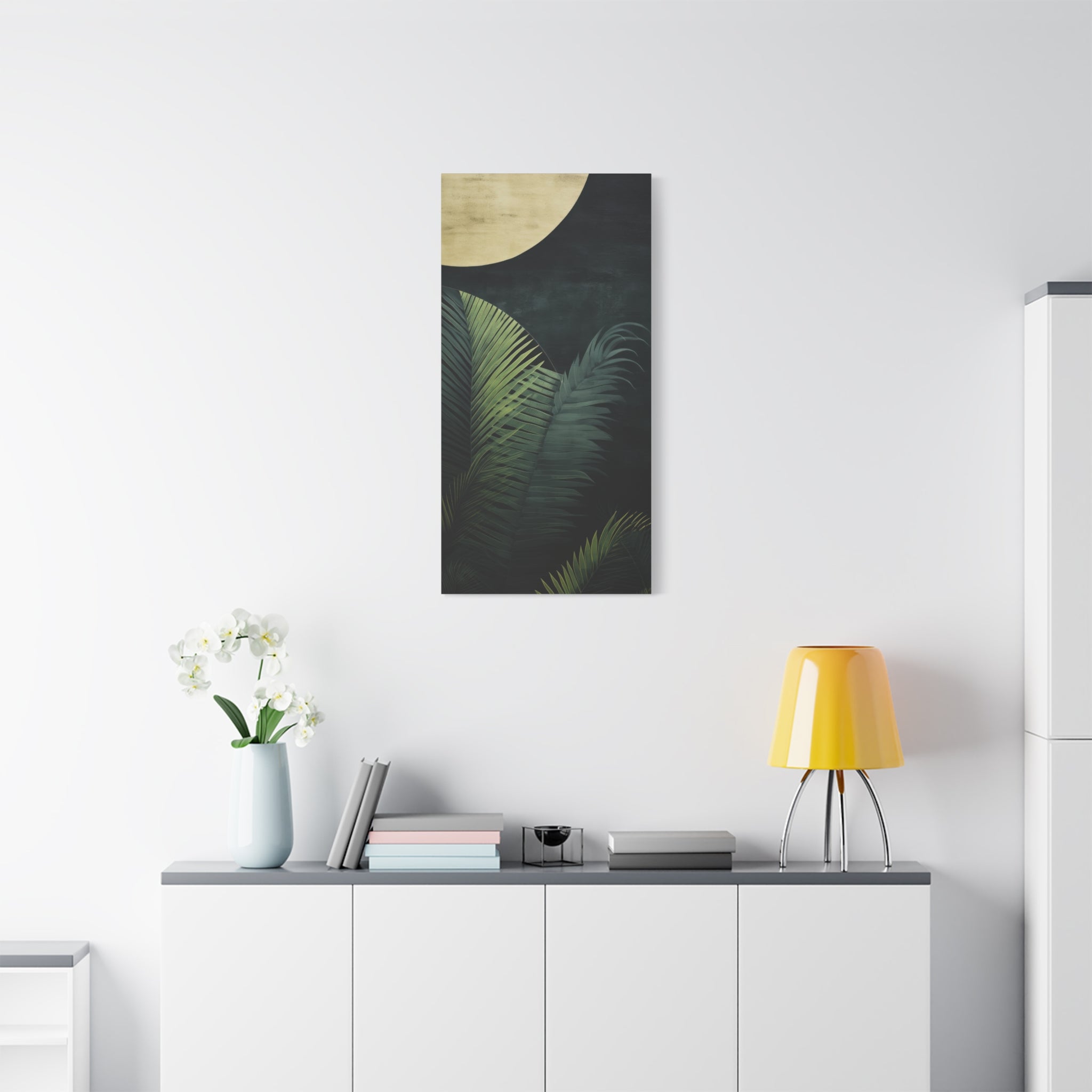 canvas-wall-art-jungle-outdoors-painting-nature-green-decor-nature-wall-art-stretched-matte-canvas-print-housewarming-gift