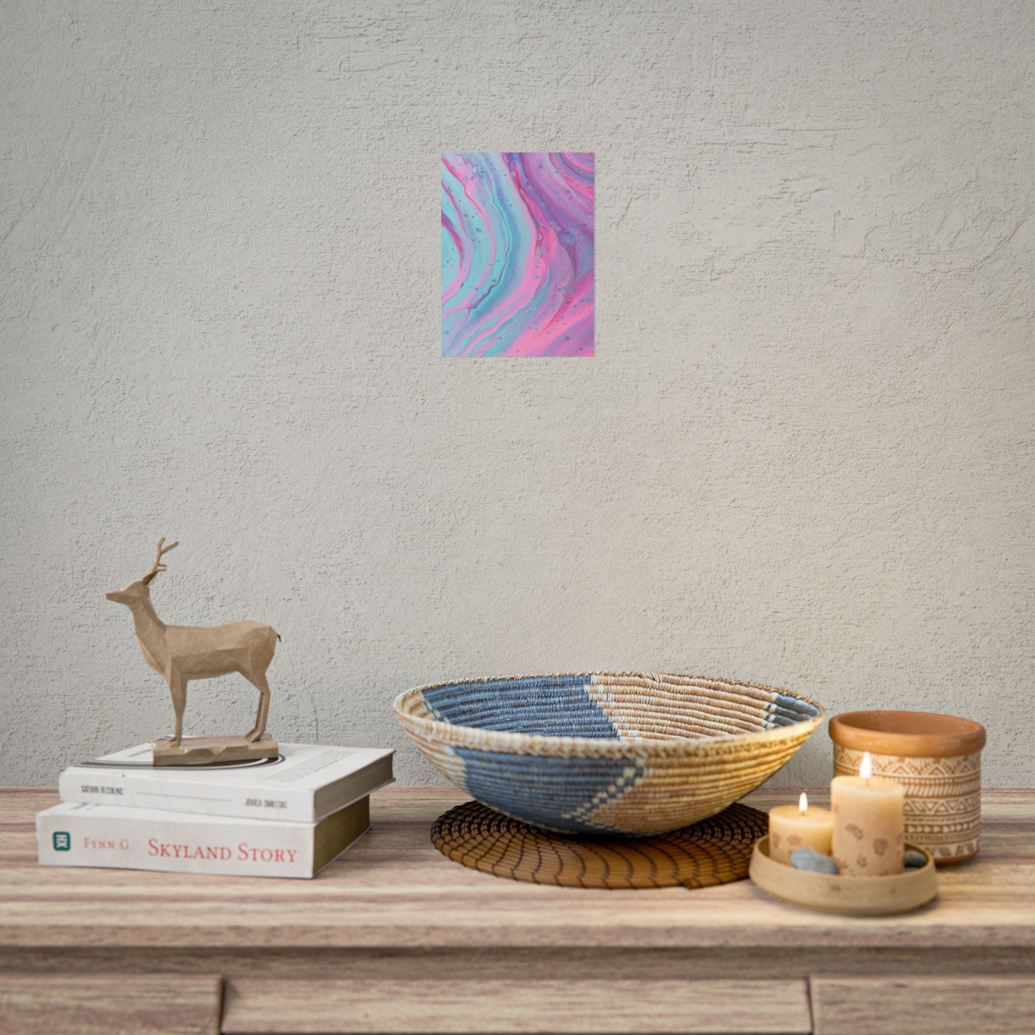 blue-pink-abstract-minimalist-poster-print-blue-pink-decor-pink-blue-Poster-wall-art-modern-home-decor-living-room-wall-art