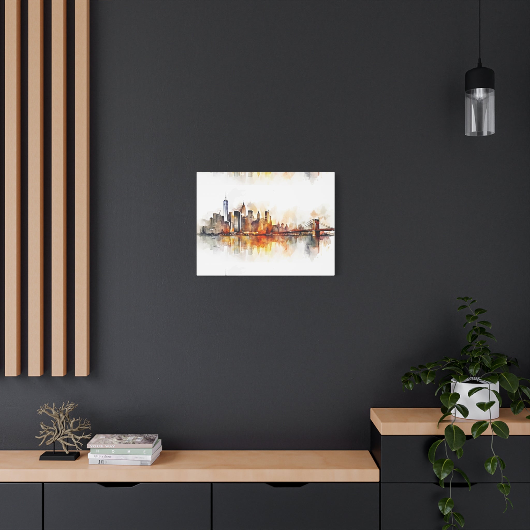 canvas-wall-art-print-watercolor-new-york-city-cityscape-home-decor-matte-stretched-alternative-nyc-wall-decor-urban-landscap