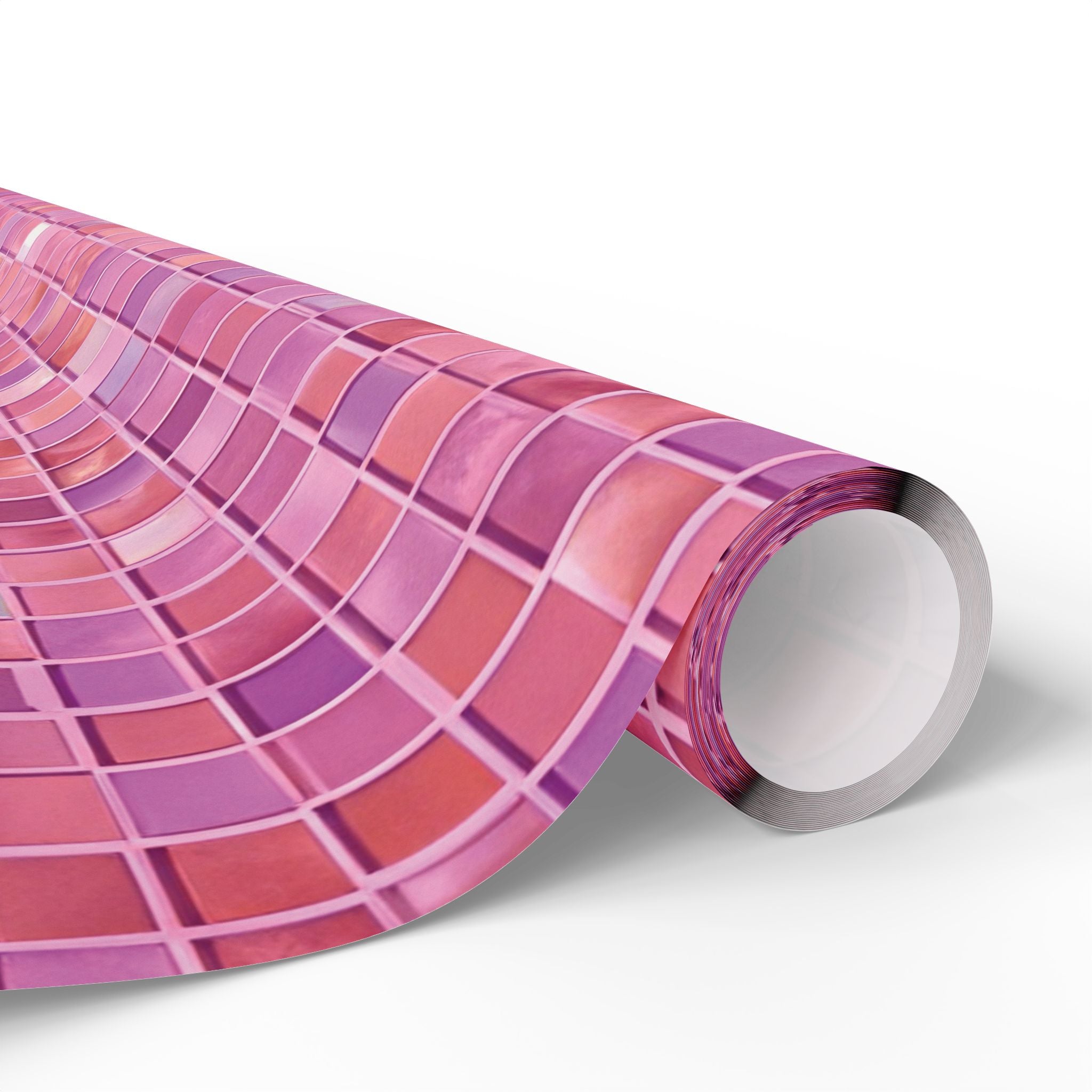 pastel-mosaic-wrapping-paper-pink-hologram-elegant-gift-wrap-for-special-occasions-birthdays-holidays-gift-wrap-wrapping-shee