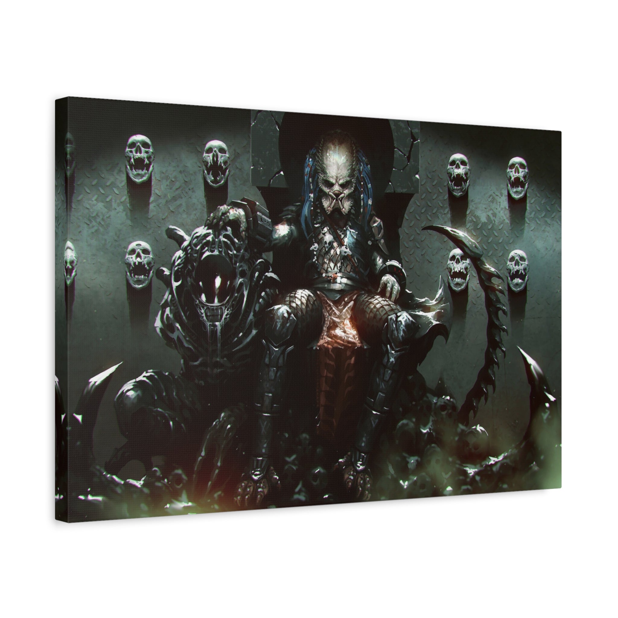 canvas-art-predator-alien-art-xenomorph-matte-canvas-print-stretched-wall-art-1-25-poster-sci-fi-home-decor-2