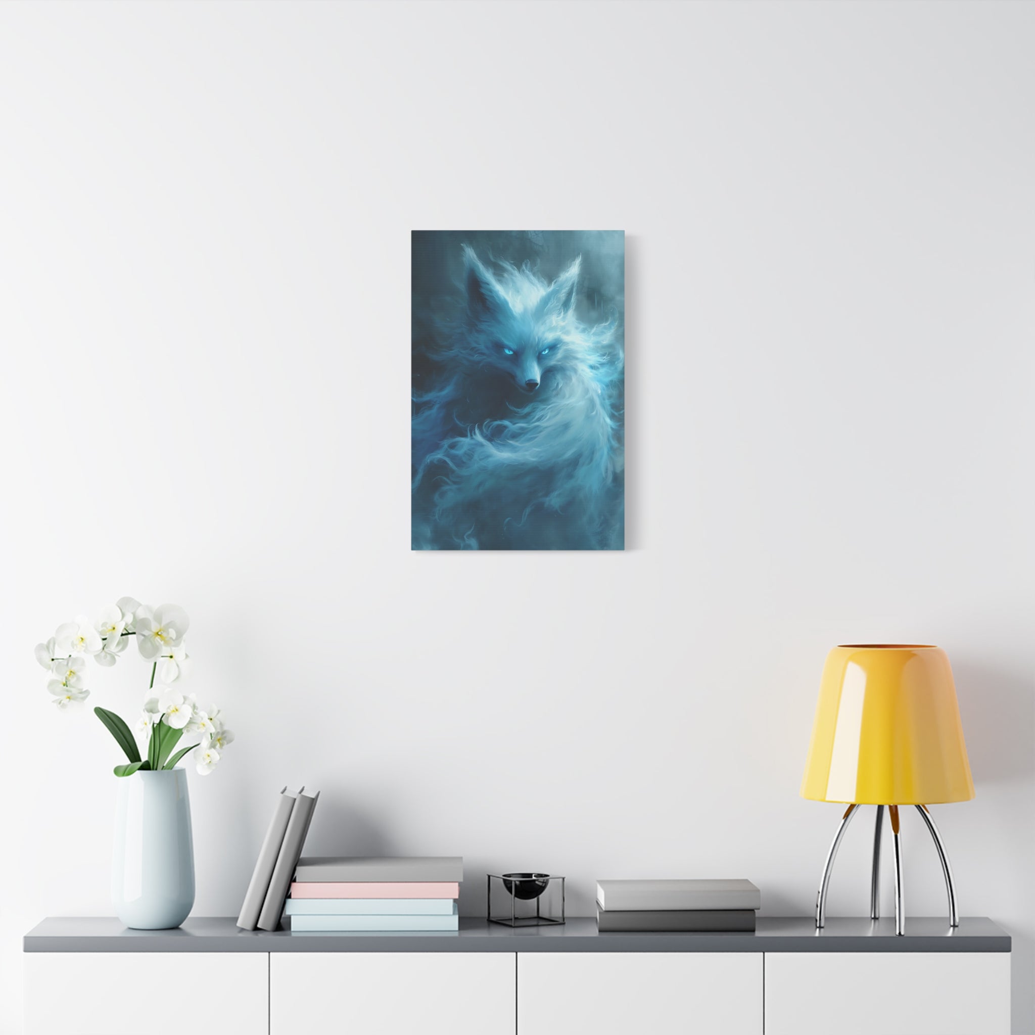 canvas-wall-art-white-snow-fox-fantasy-decor-wildlife-wall-art-home-decor-animal-lover-gift-nature-print-canvas-print-gift