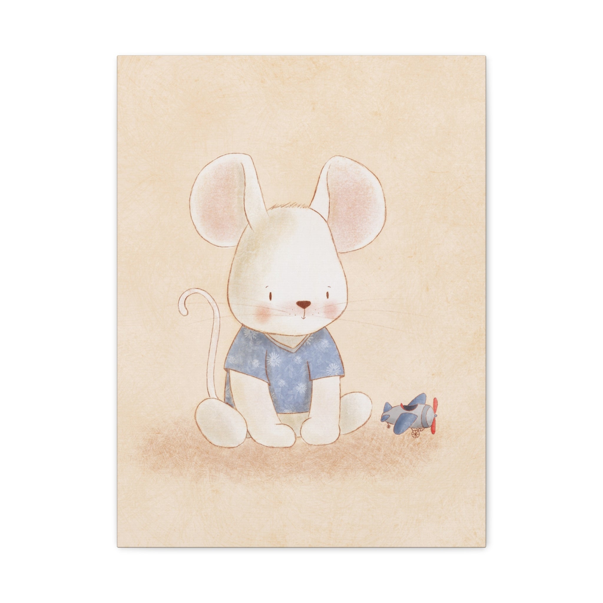canvas-wall-art-cute-mouse-nursery-decor-baby-mouse-print-nursery-art-cute-mouse-decoration-baby-nursery-cute-animals