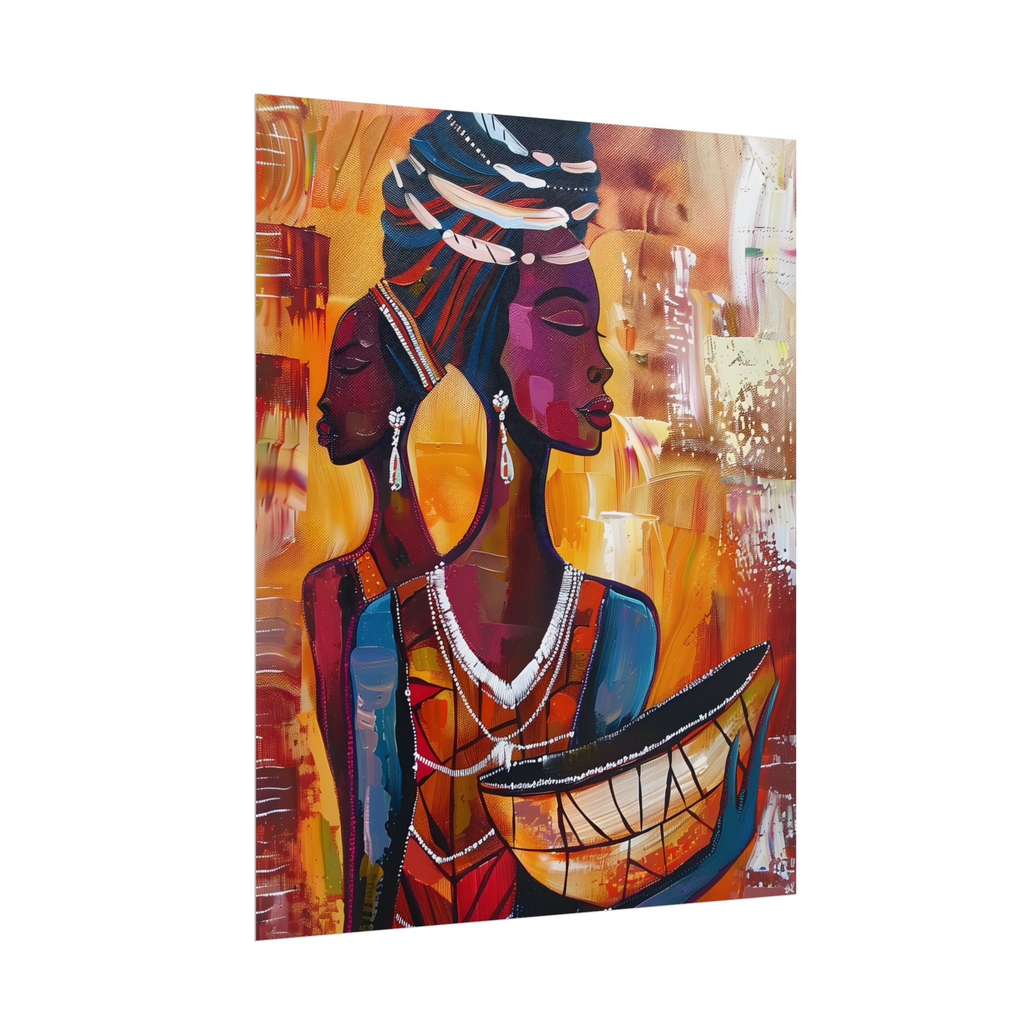 traditional-african-woman-poster-print-african-portrait-afrocentric-home-wall-decor-tribal-art-african-american-art-ethnic-wa