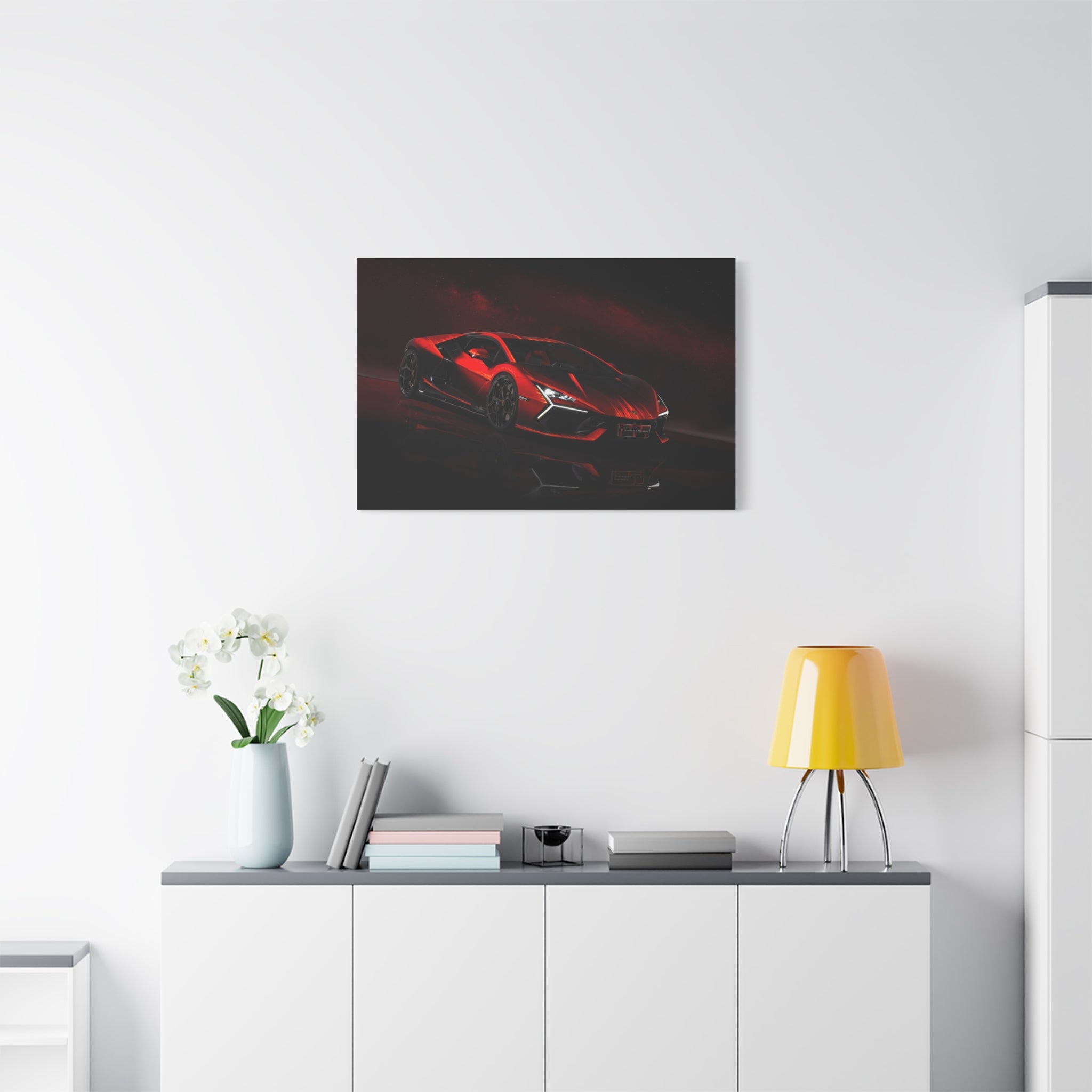 canvas-print-red-lamborghini-matte-finish-super-cars-stretched-wall-art-luxury-car-decor-gift-for-car-enthusiasts-home-office