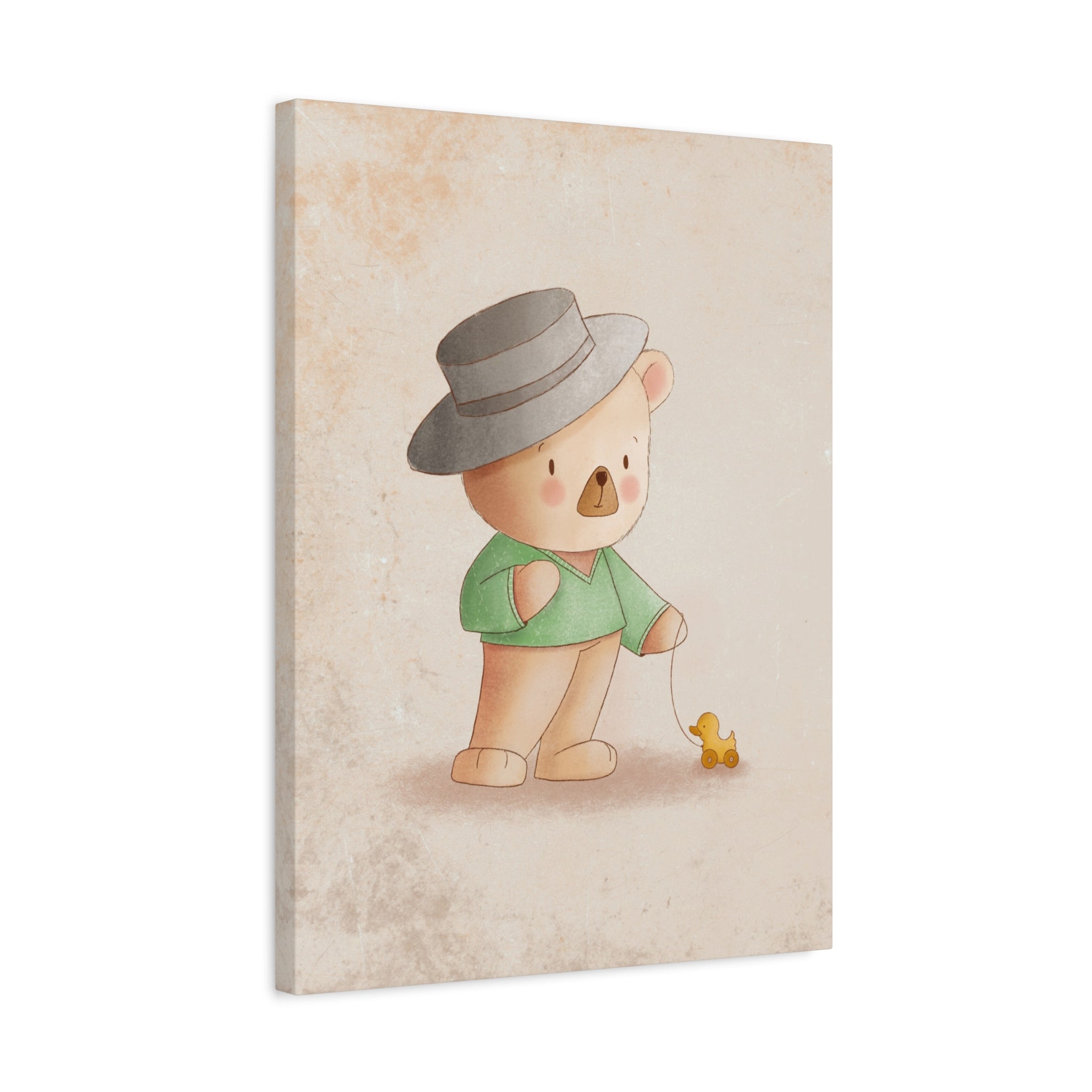 canvas-wall-art-cute-bear-nursery-decor-baby-bear-print-stretched-canvas-nursery-art-cute-bear-decoration-baby-nursery-cute-a