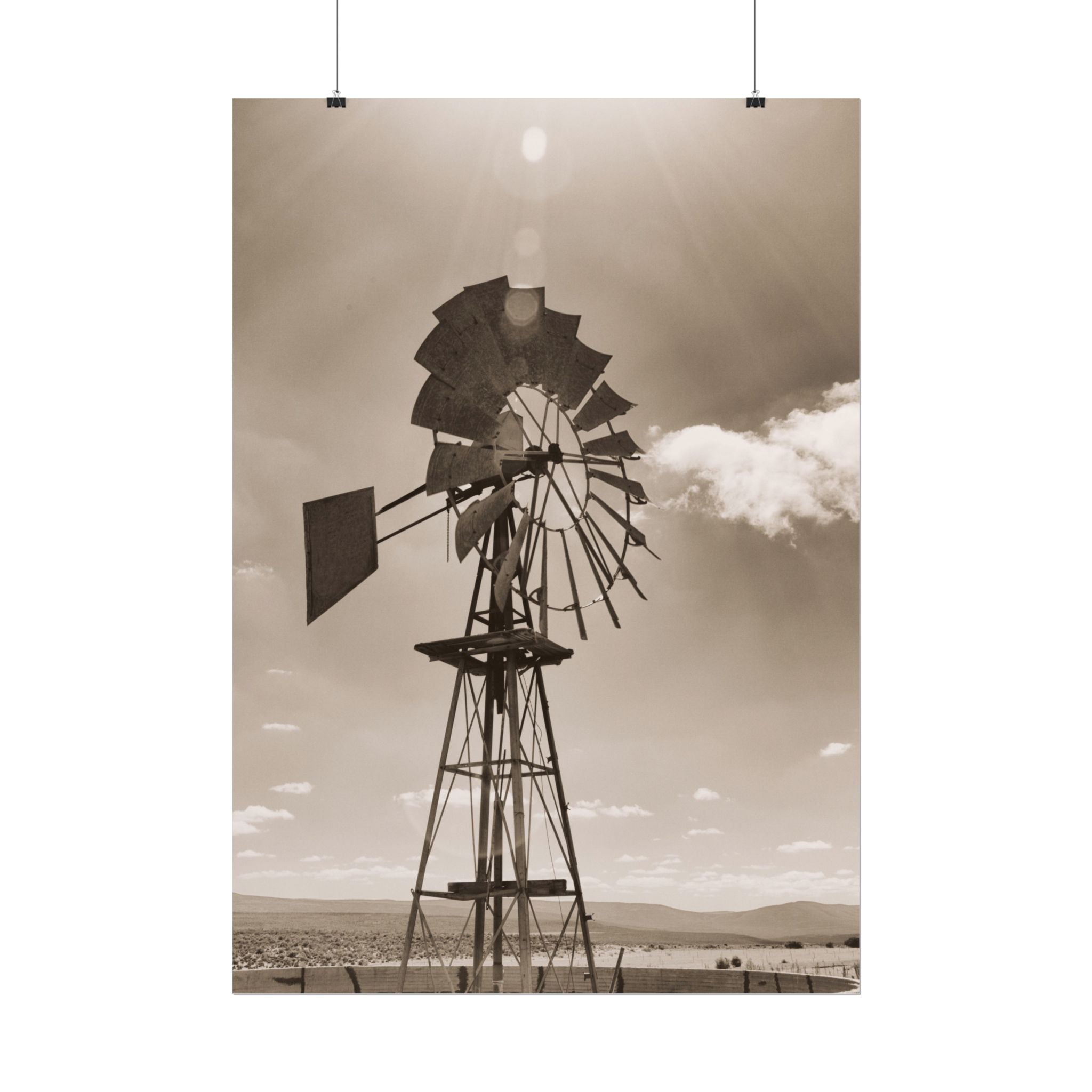 rustic-windmill-photography-poster-print-farm-house-wall-decor-gift-for-farmers-country-home-decor-windmill-wall-art